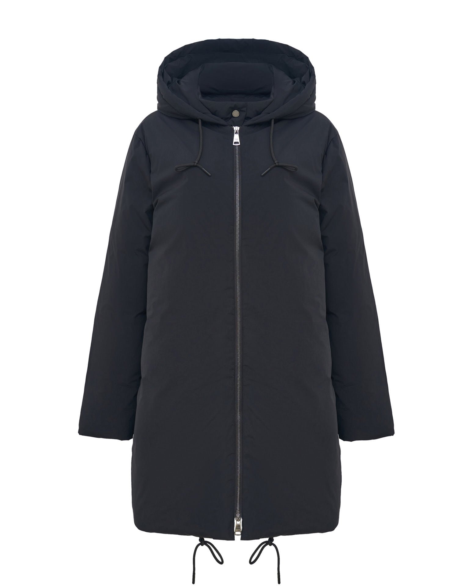Down jacket with natural insulation, Black — photo 7