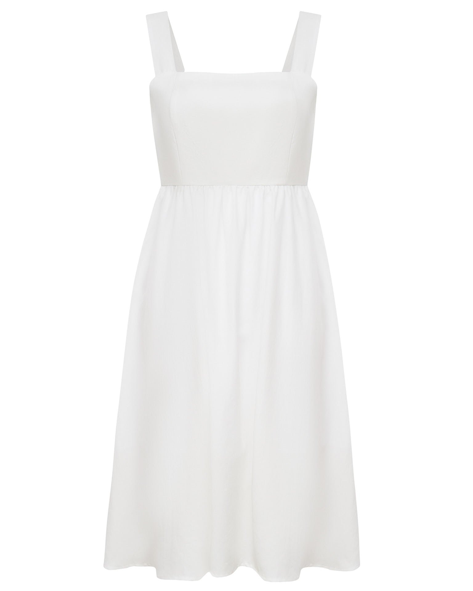 White strap dress, White — photo 7