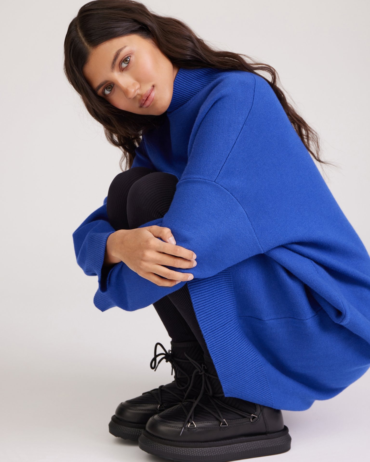 Cocoon dress, Blue — photo 2