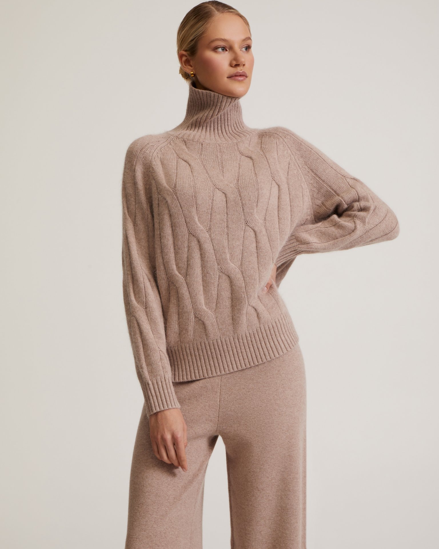 Knit Set, Brown