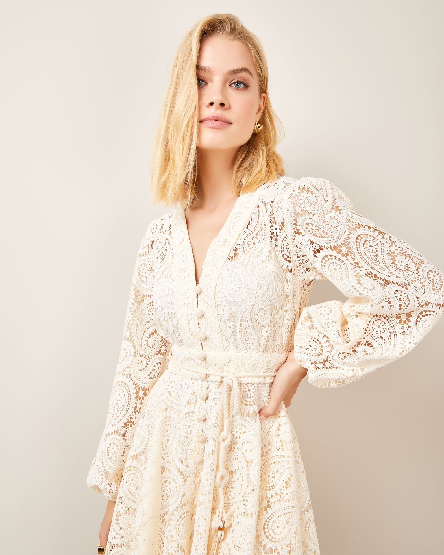 Dress with perforation, Be — photo 5