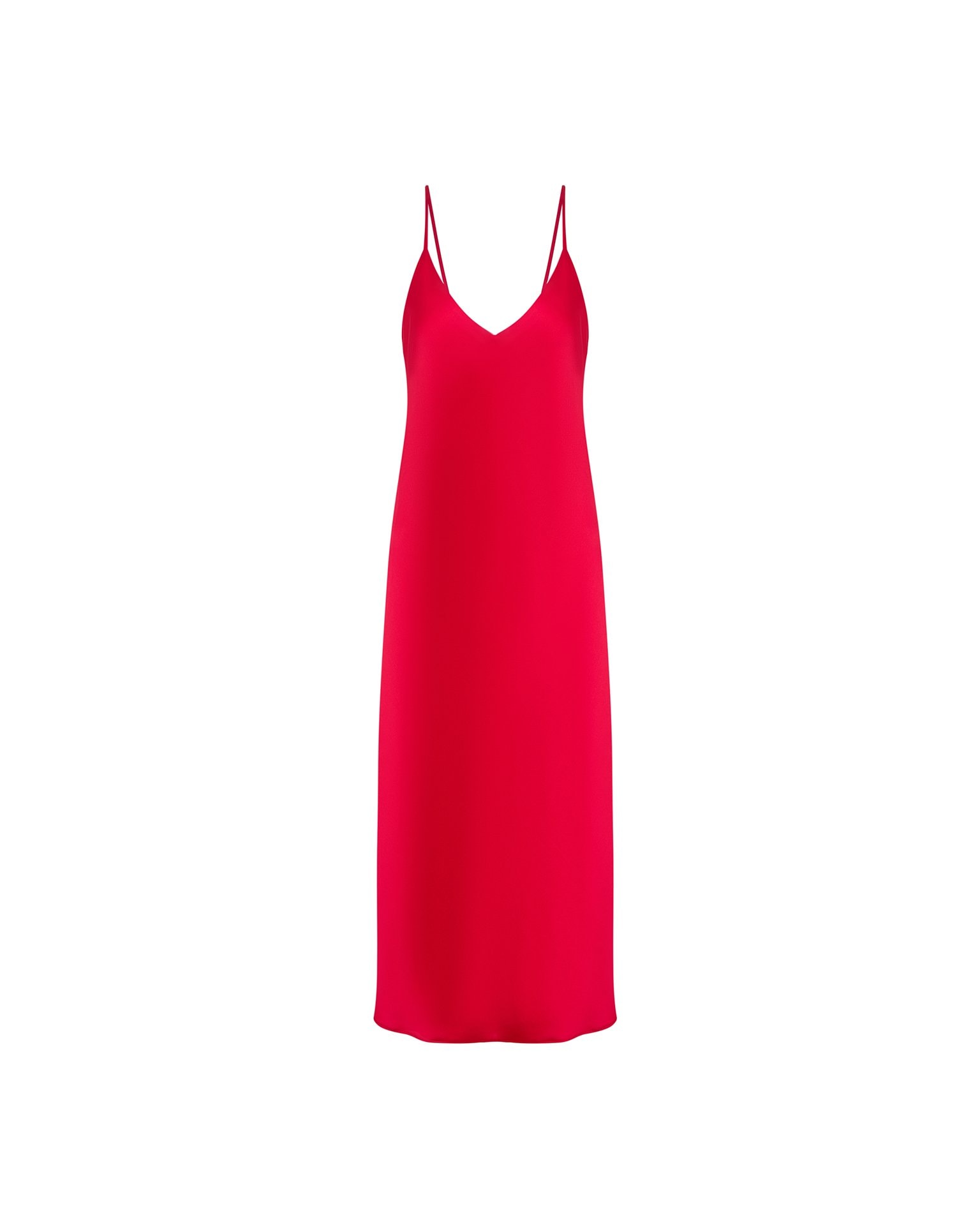 Red strappy dress, Red — photo 6