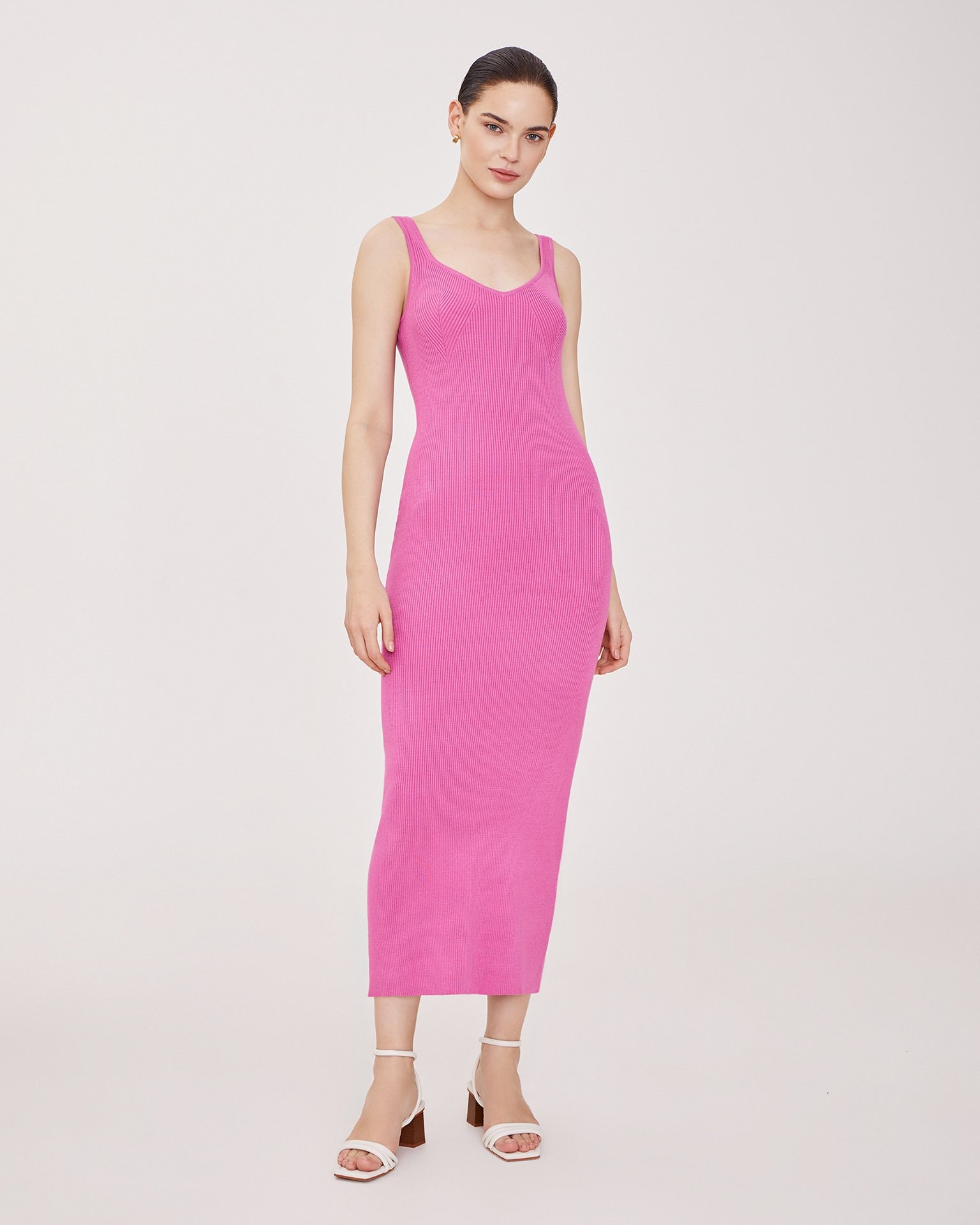 |Strappy dress, Fuchsia