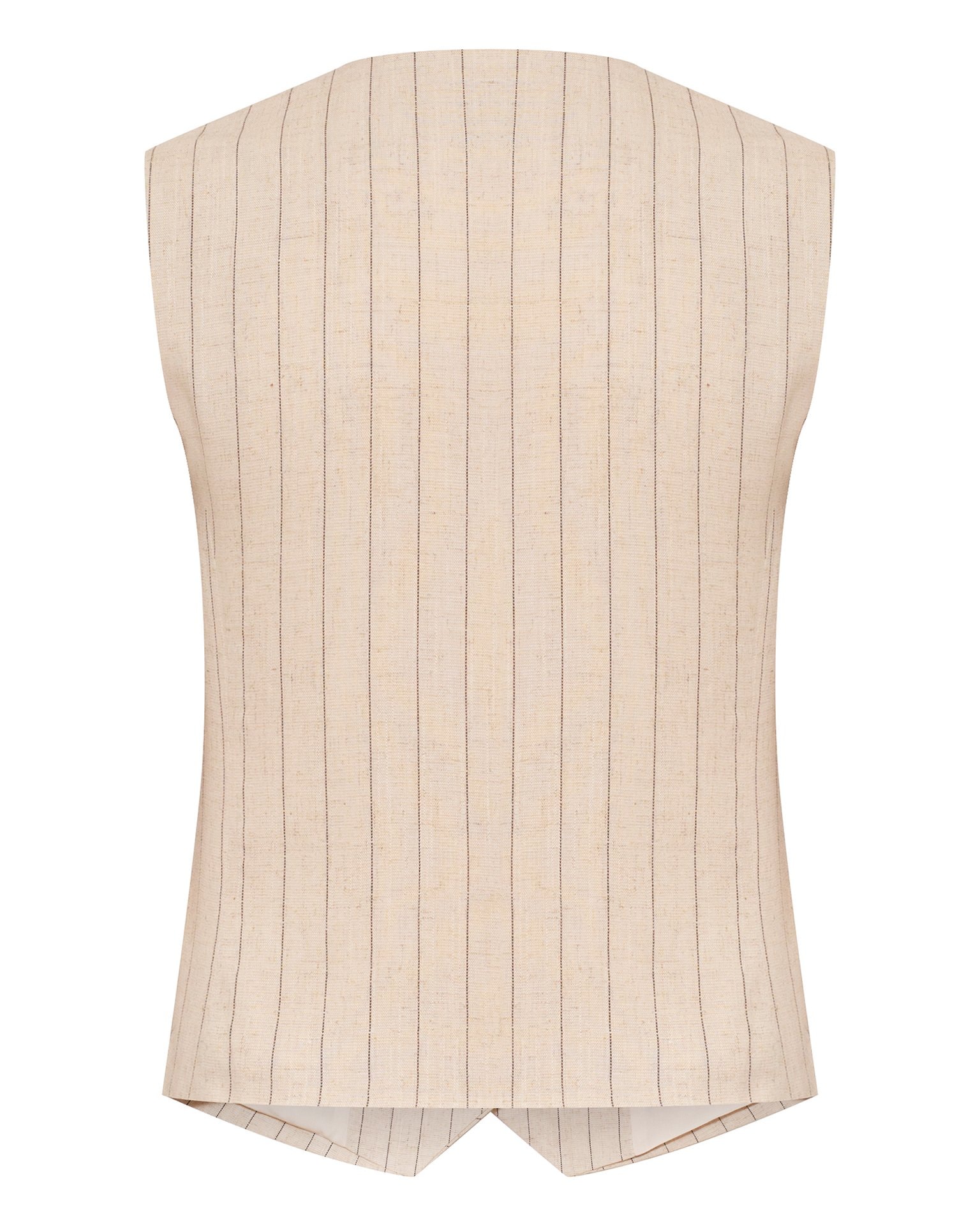 Linen waistcoat, Light Beige — photo 8