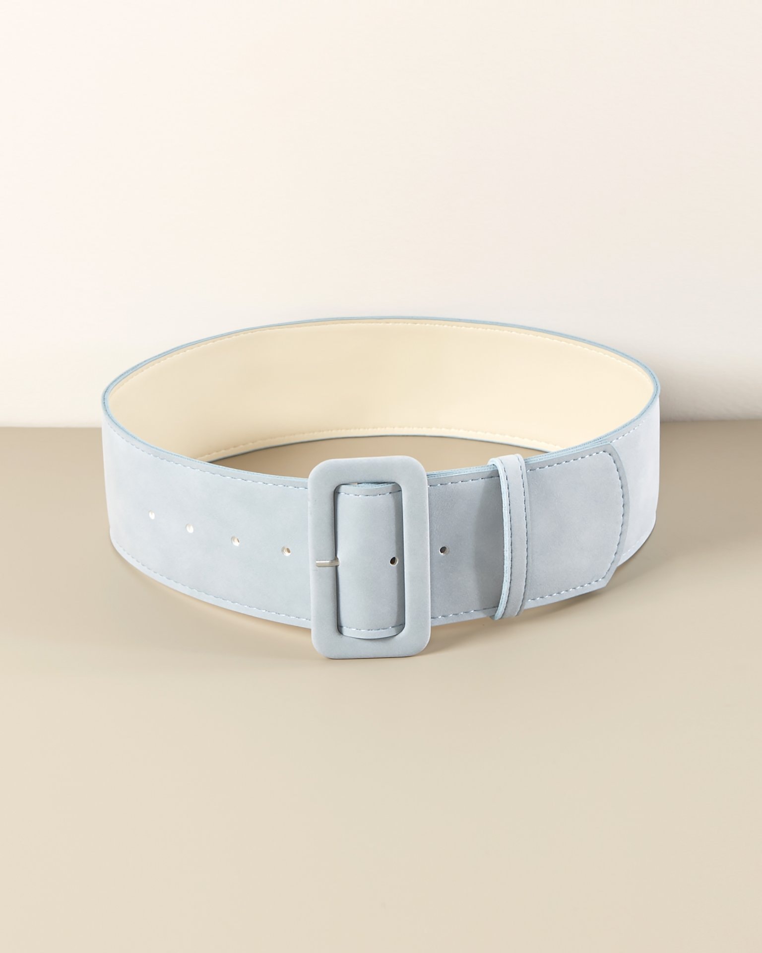 Belt in a soft blue shade, Light Blue
