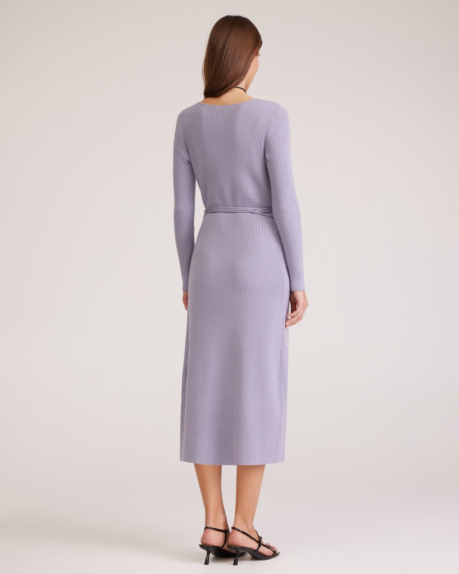 Lilac wrap dress, Lilac — photo 3