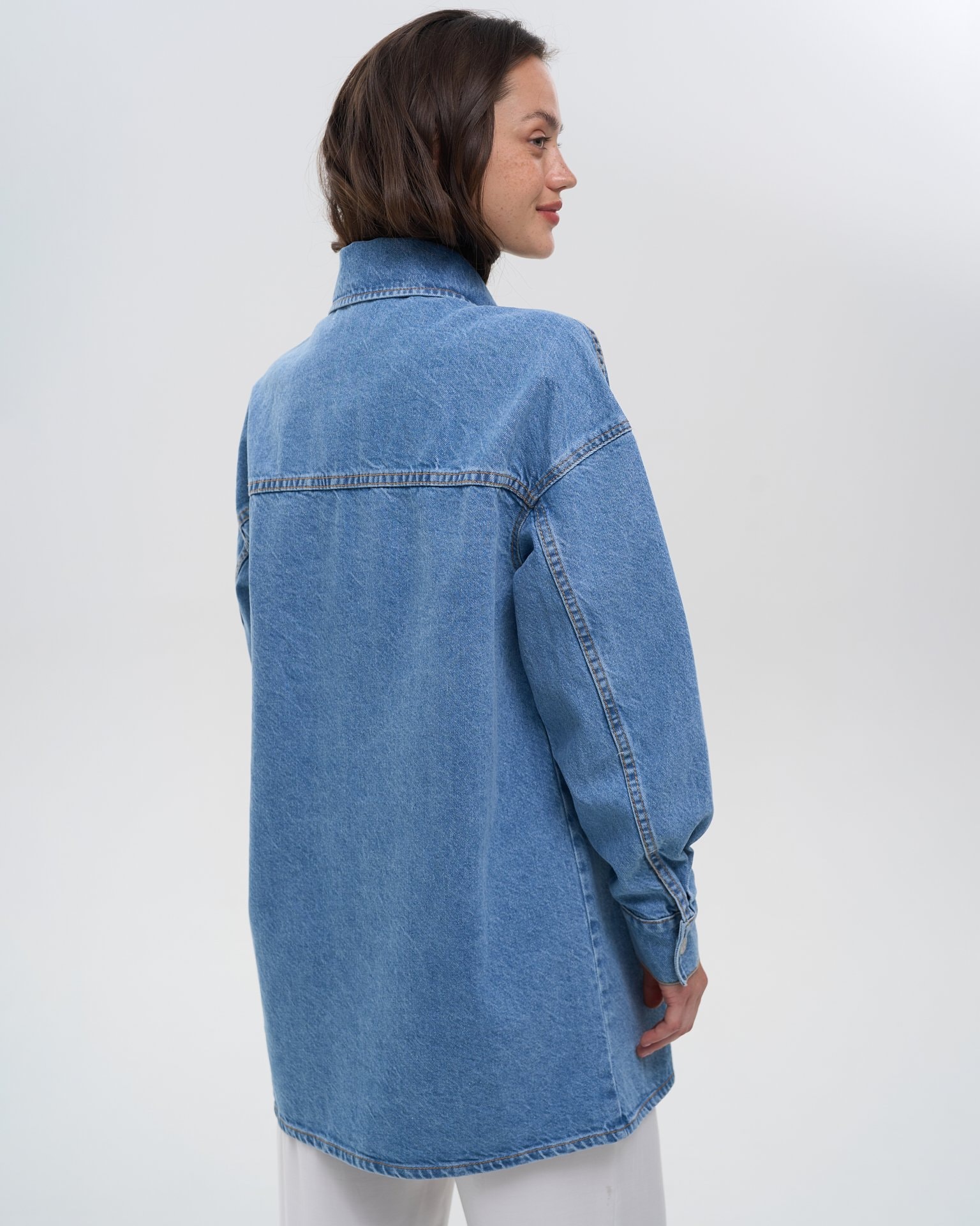 Denim shirt, Sky Blue — photo 5