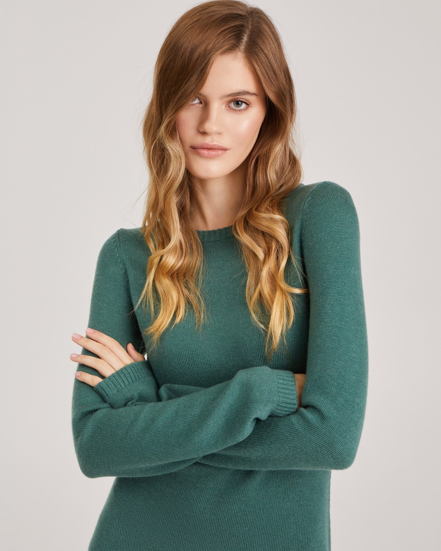 Knit dress, Venetian Green — photo 6
