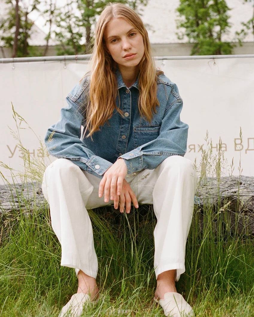 Denim shirt, Sky Blue — photo 2