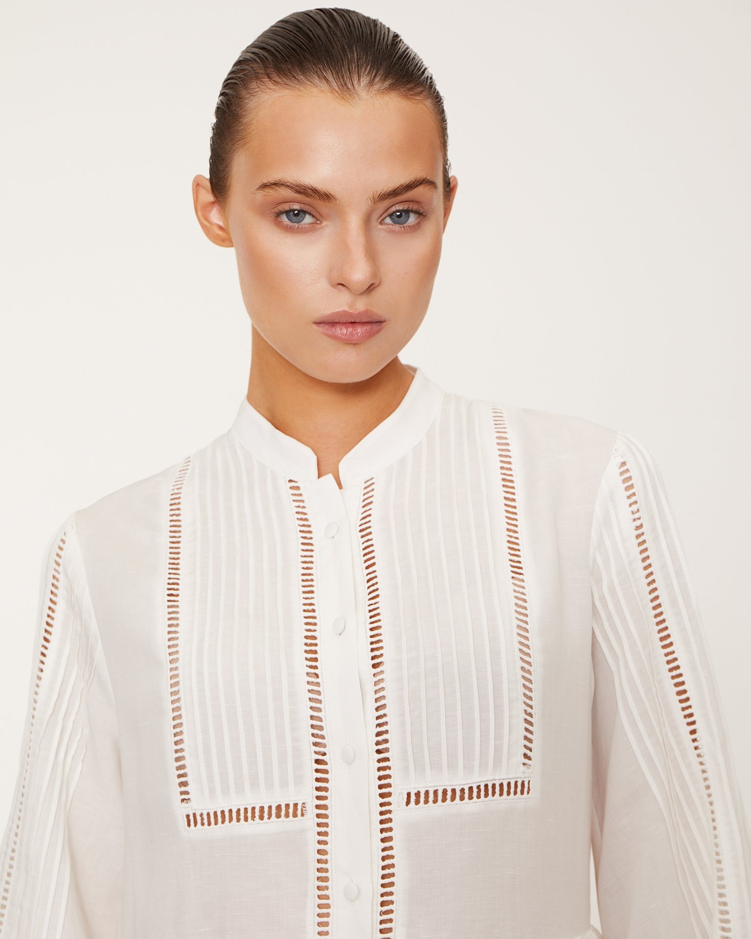 Short white dress, White — photo 4