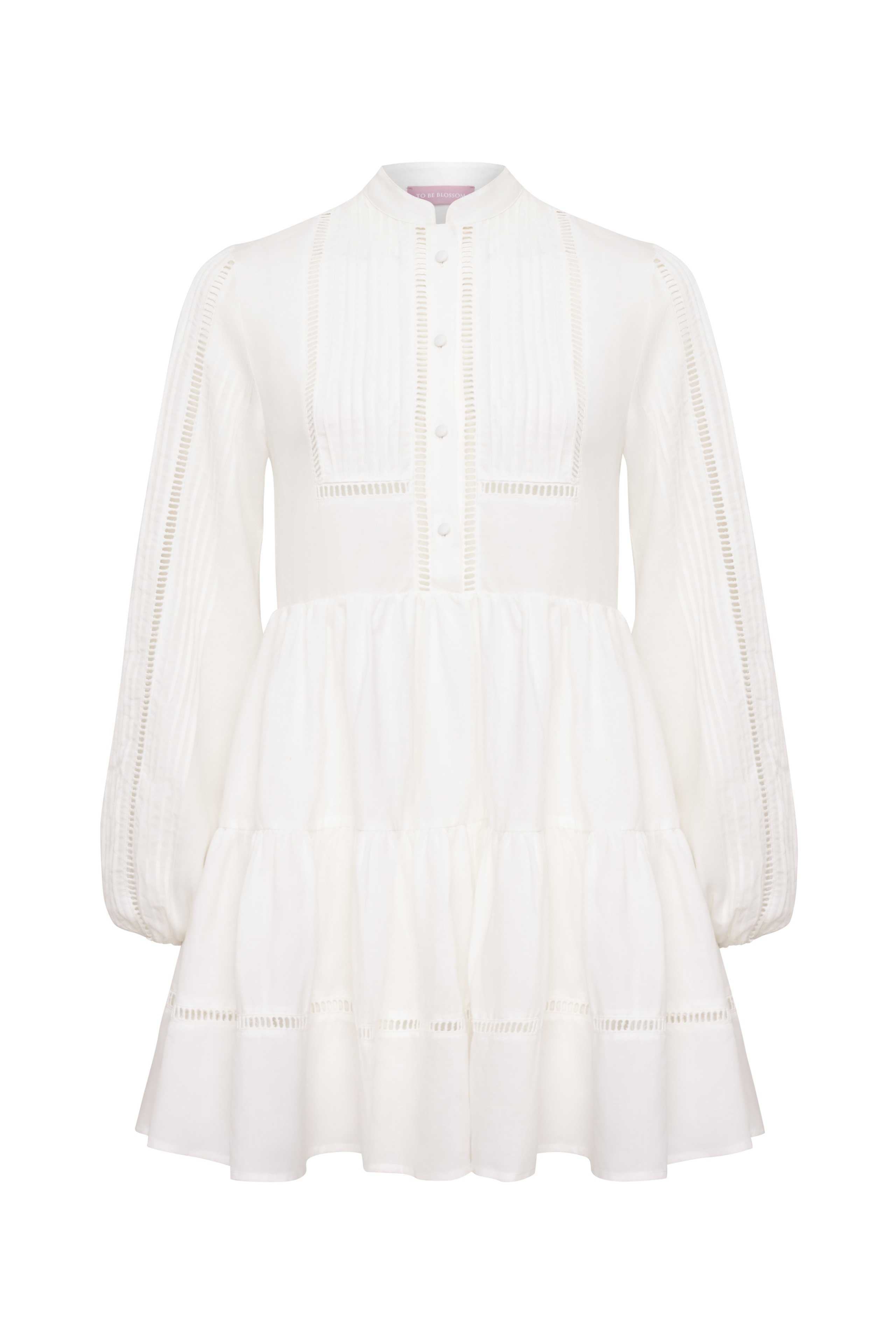 Short white dress, White — photo 6
