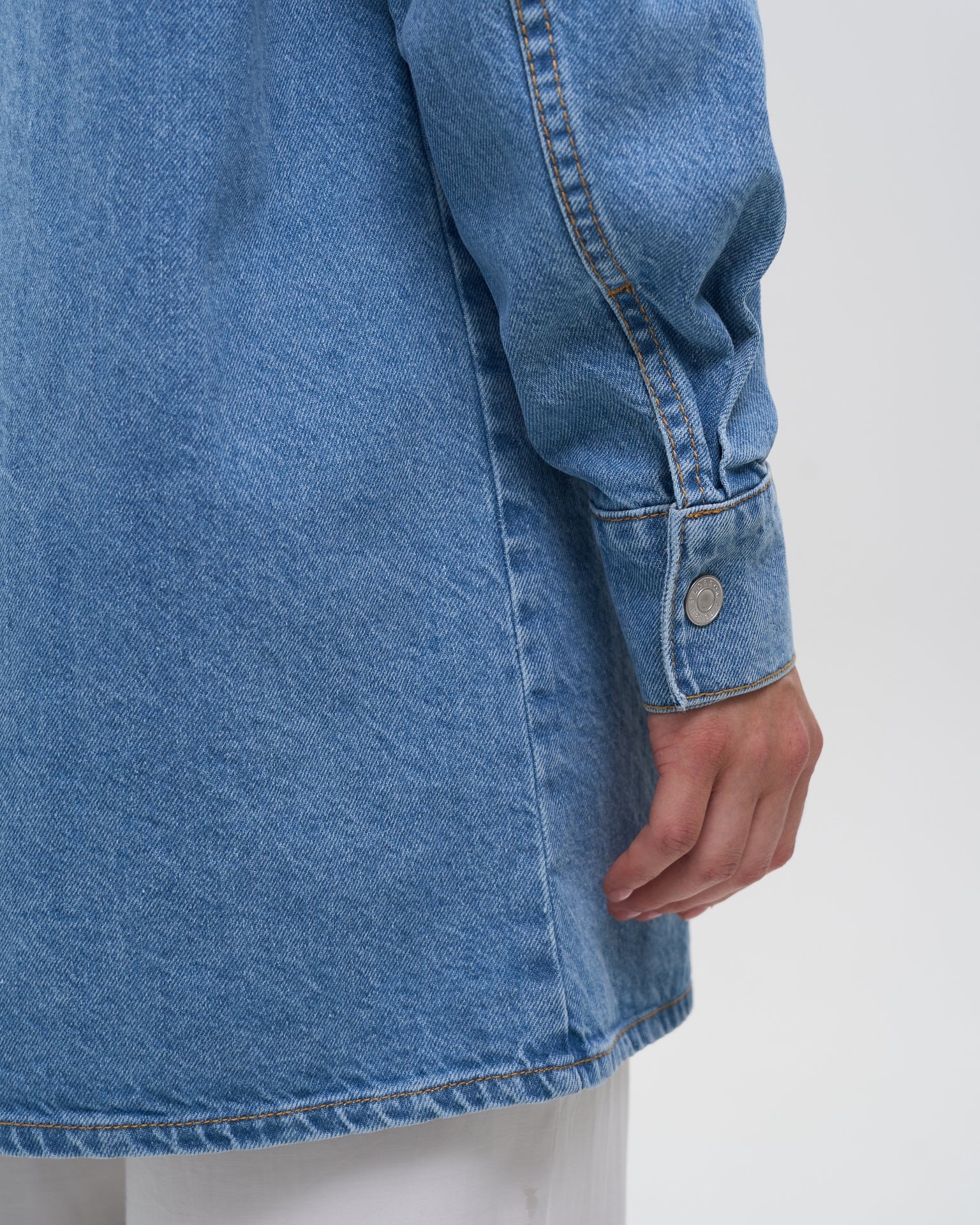 Denim shirt, Sky Blue — photo 13