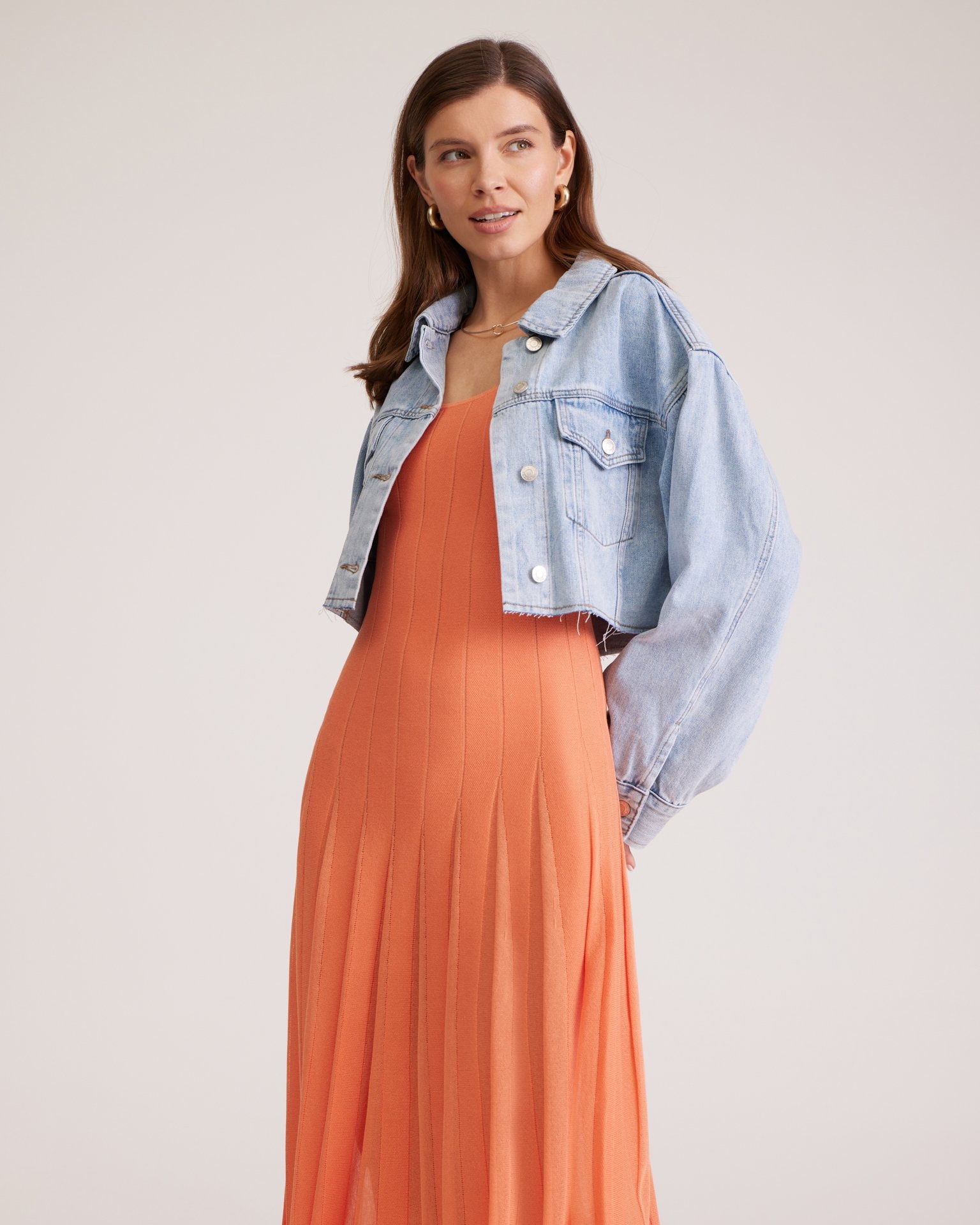 Orange dress, Orange — photo 6
