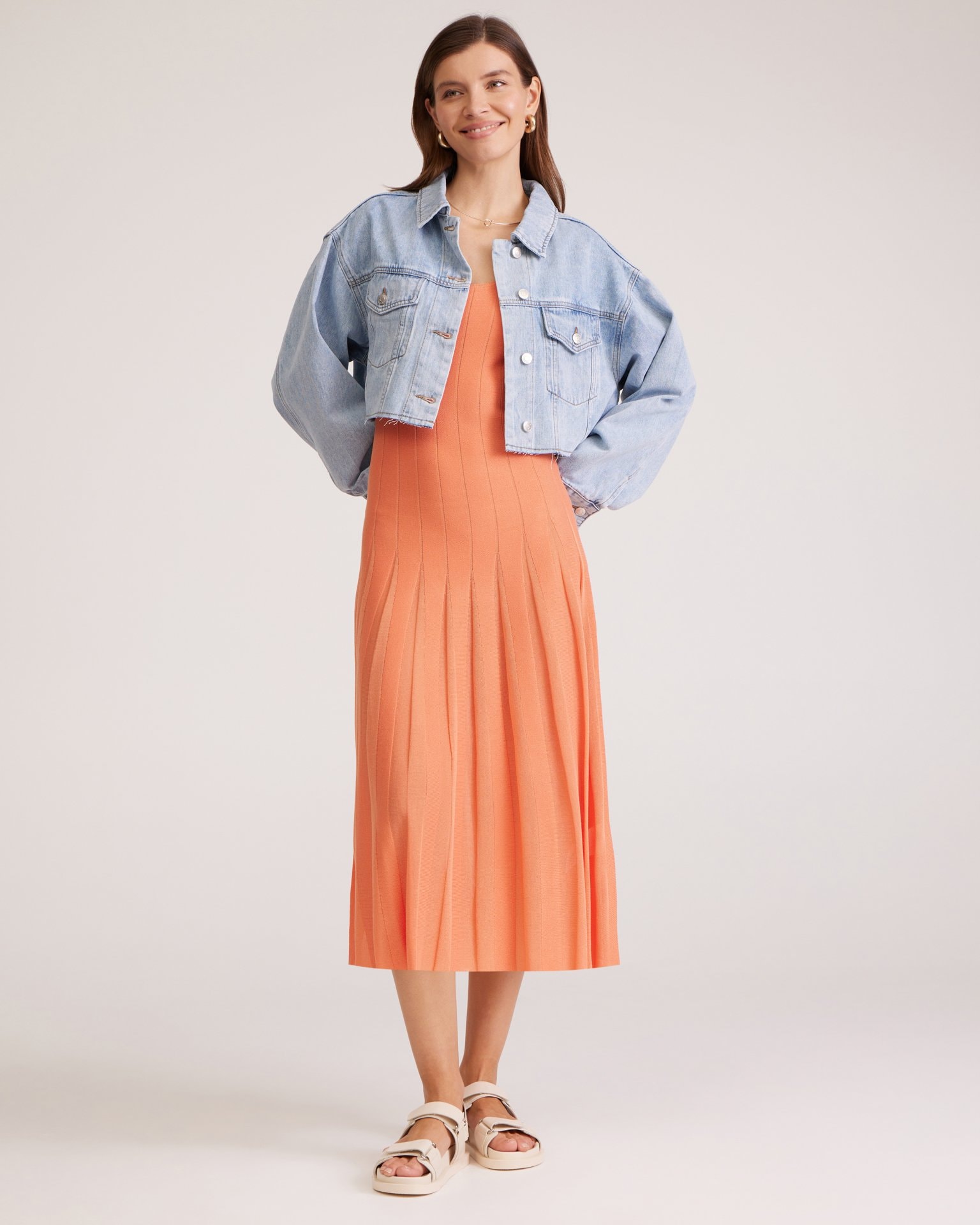 Orange dress, Orange — photo 4