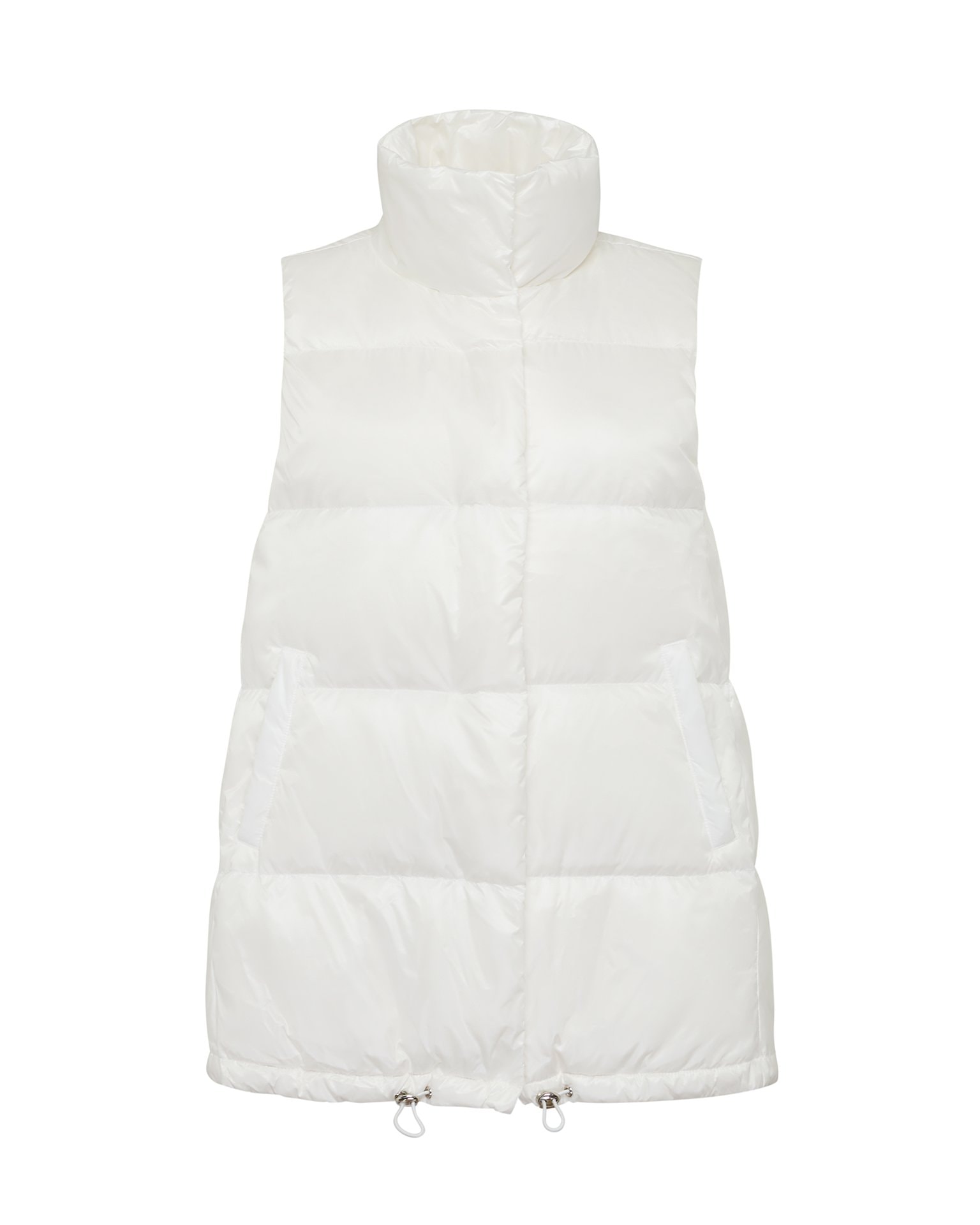 White down and feather vest, White — photo 7
