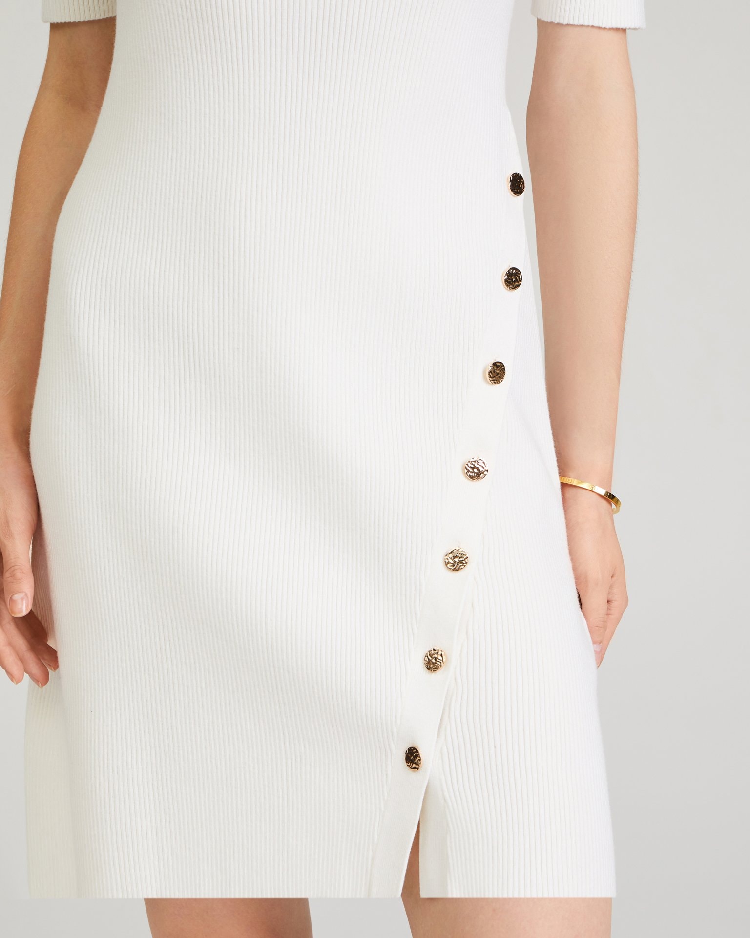 Knit dress, Milk — photo 8