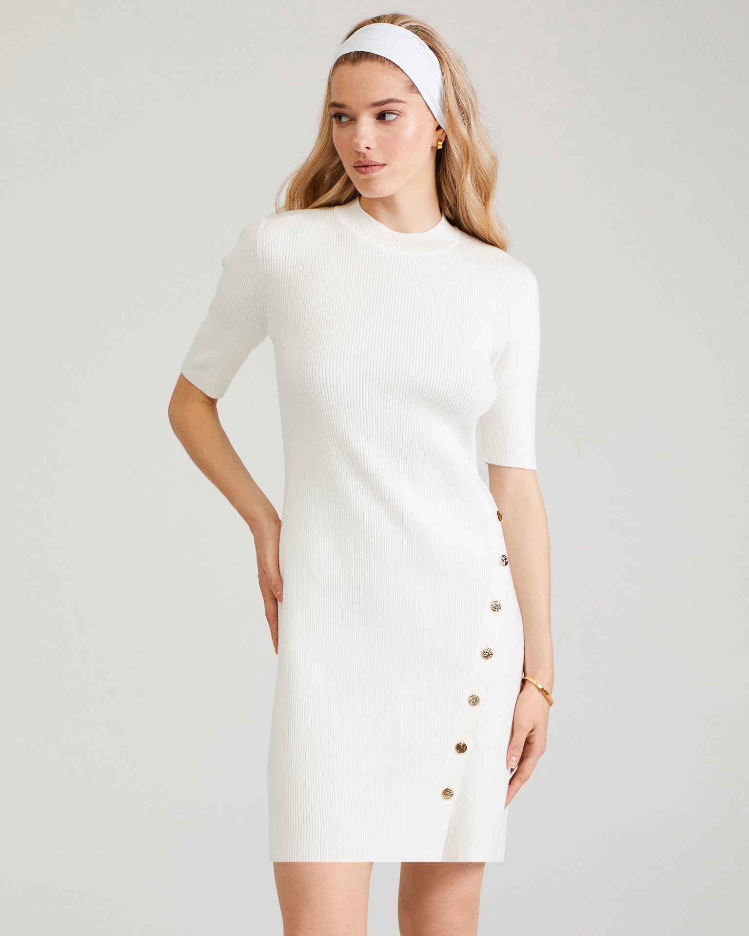 Knit dress, Milk