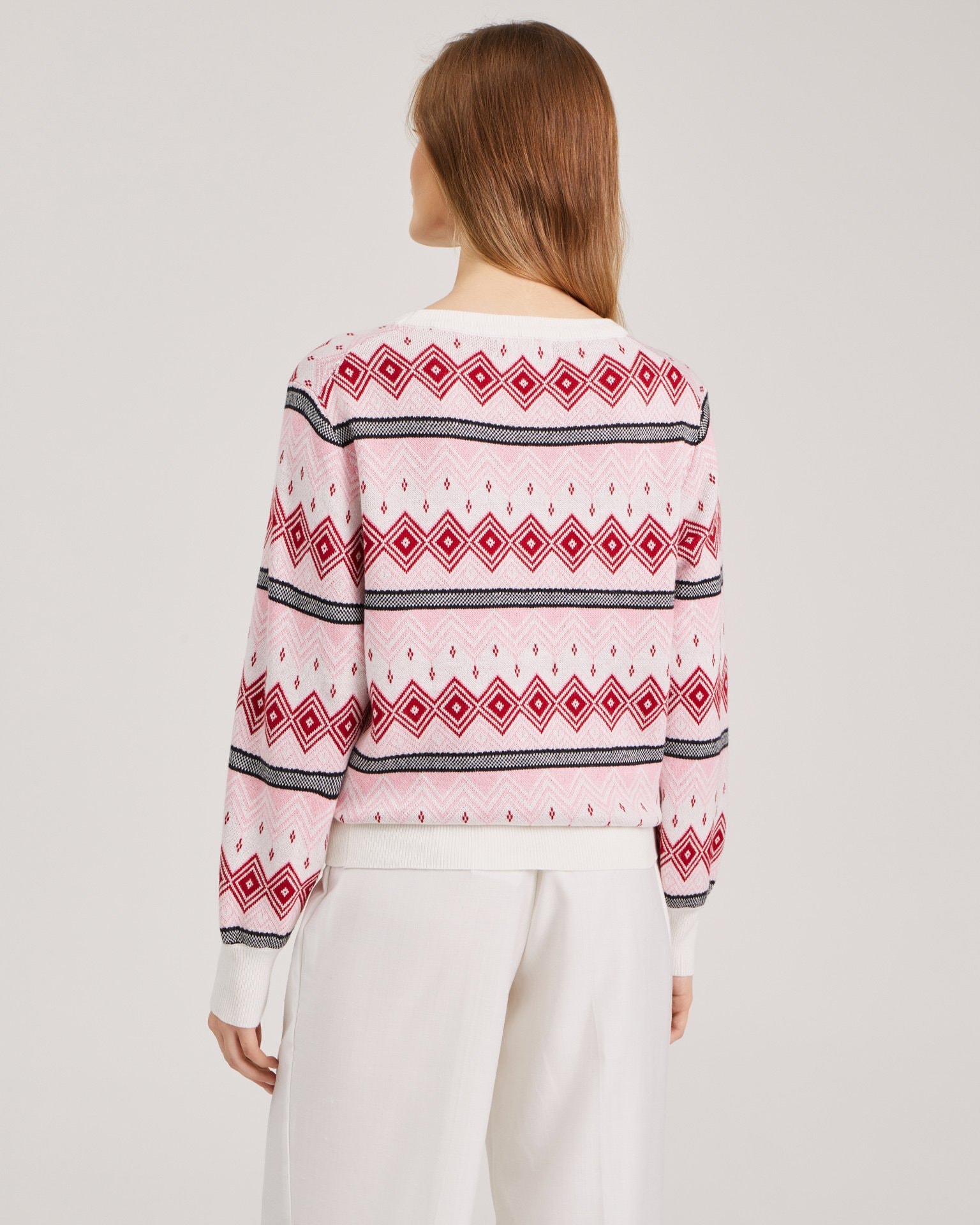 Patterned jumper, Pink — photo 6