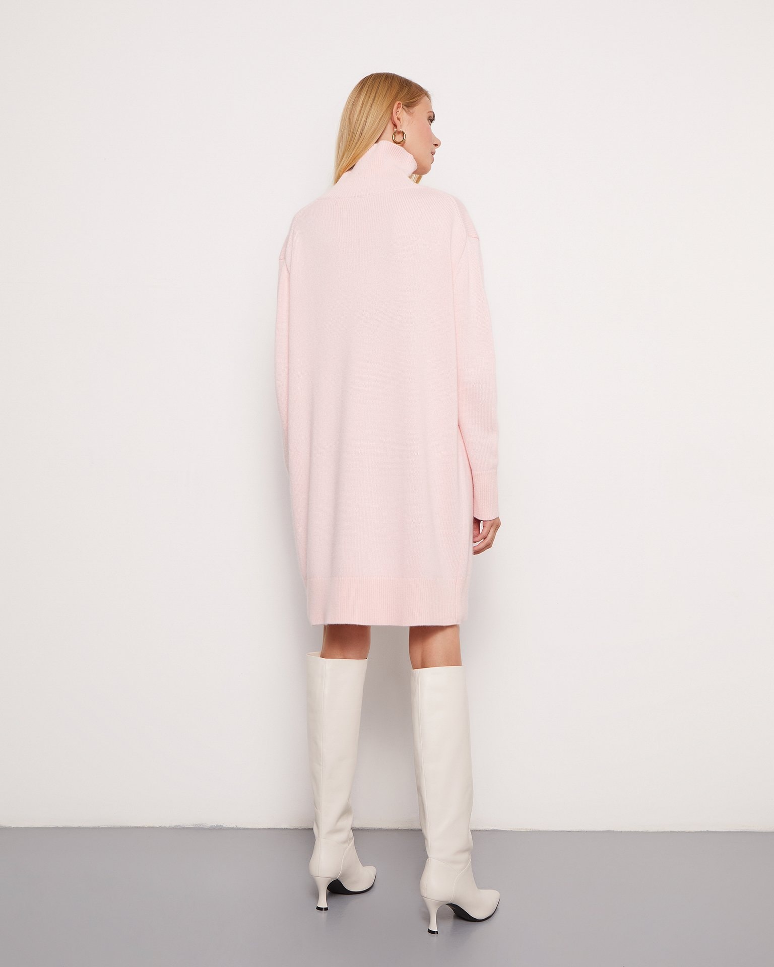 Dense knit dress, Pink — photo 3
