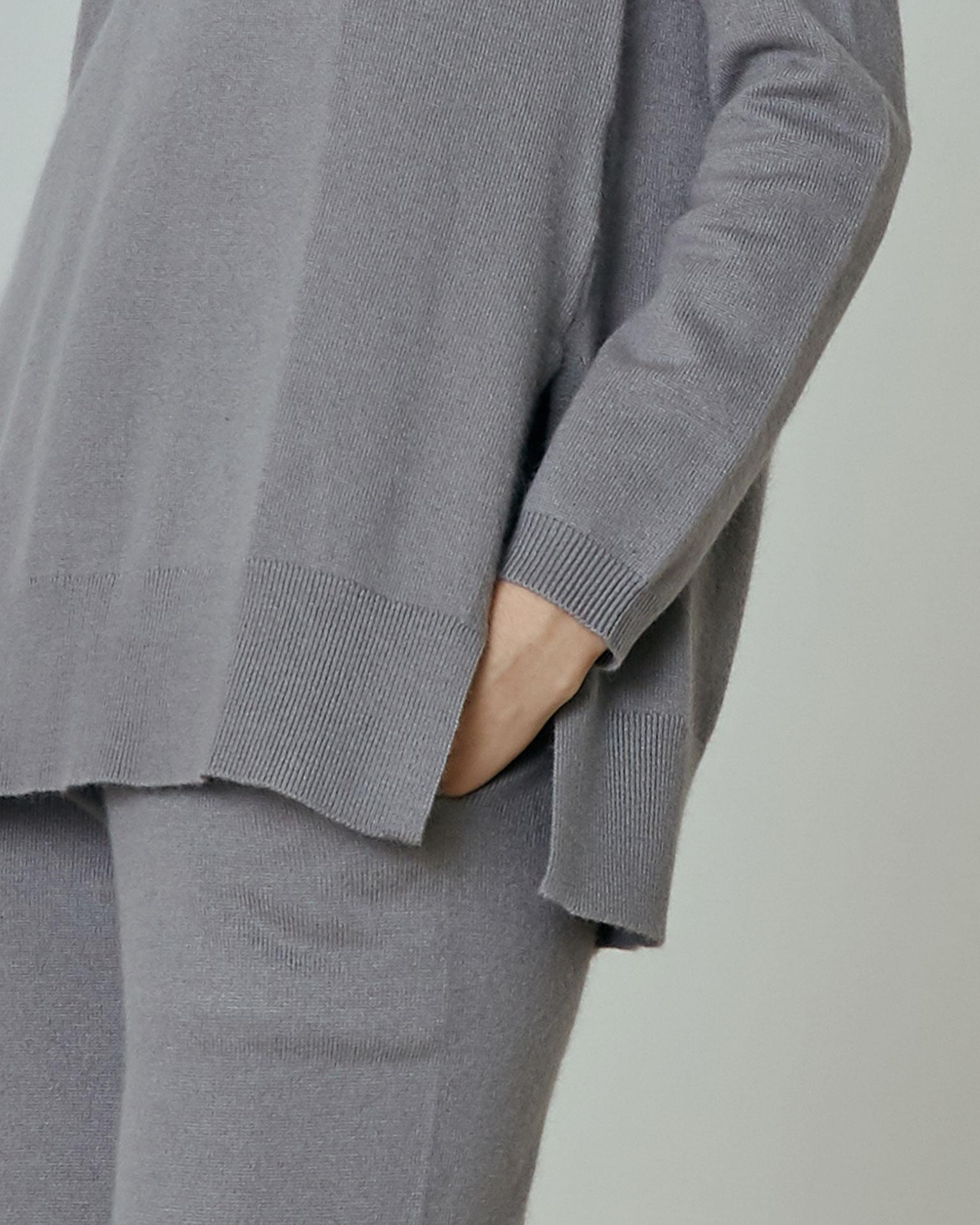Flared Leg Trousers Suit, Grey — photo 4