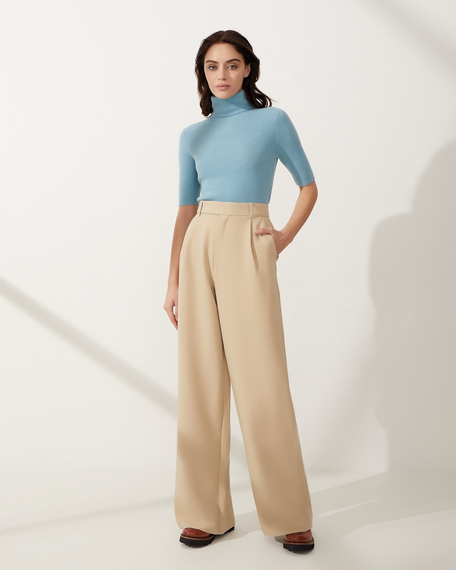 100% wool sweater, Blue — photo 3