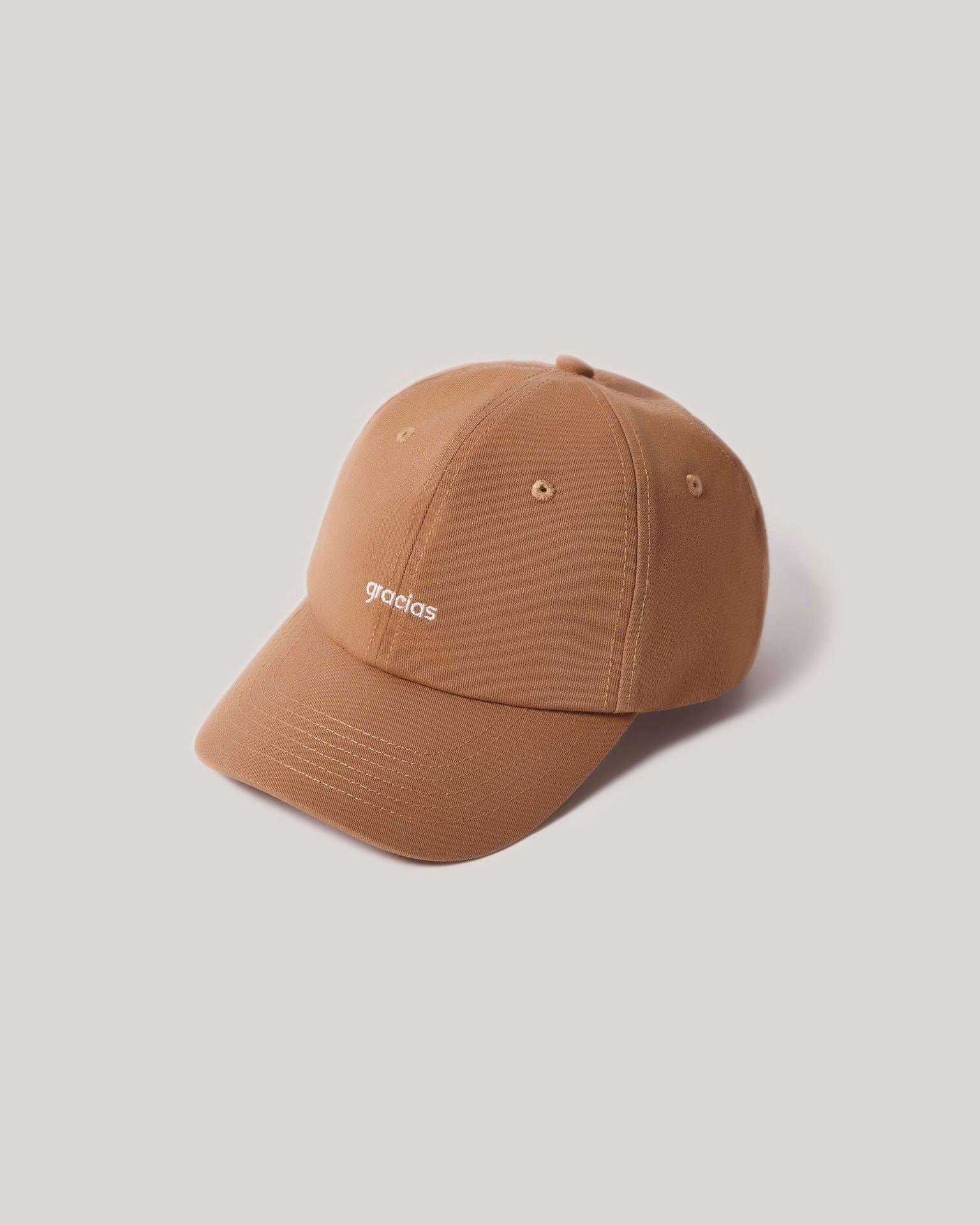 Cap with inscription, Brown — photo 2