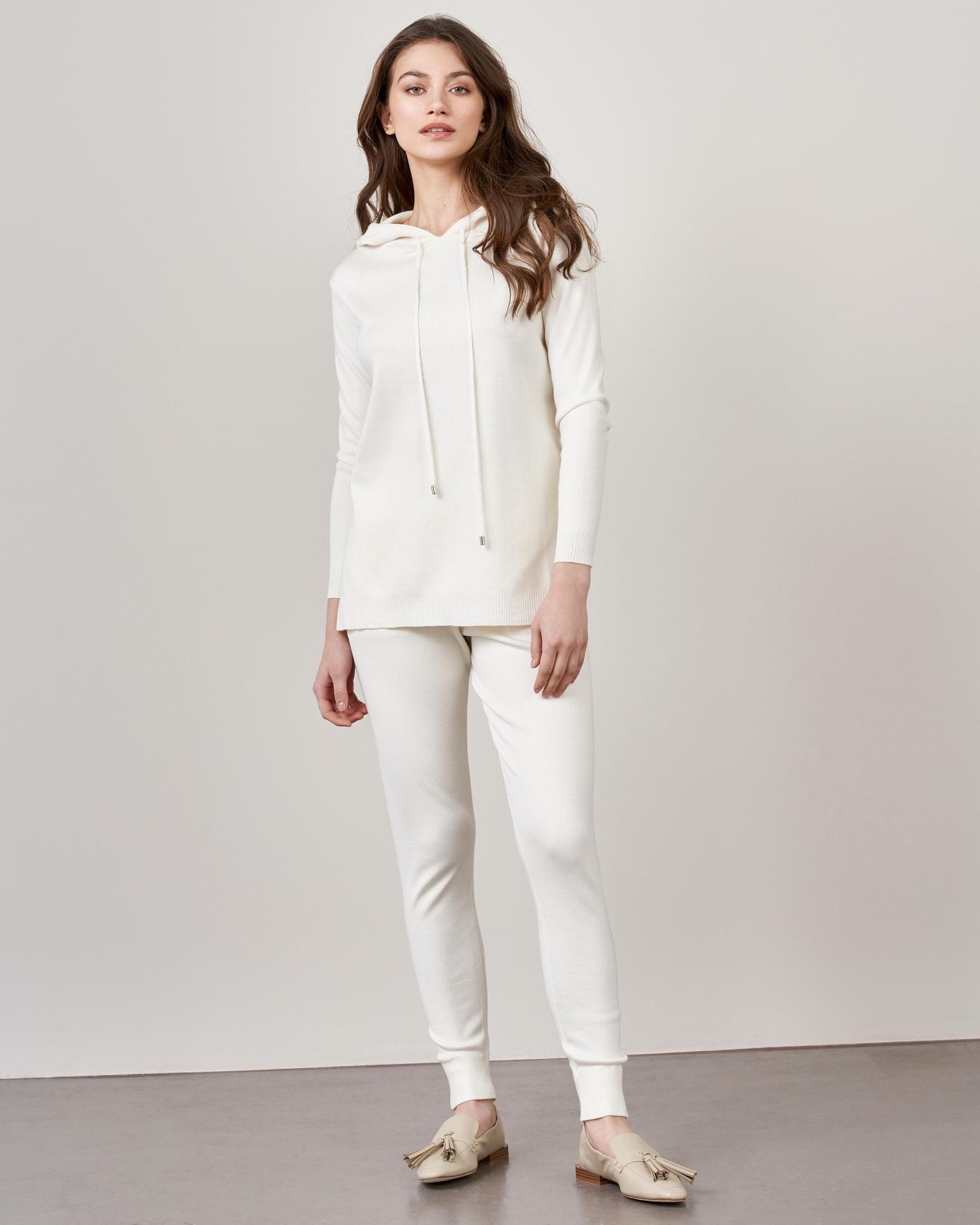Sport-chic style suit, Milk — photo 2