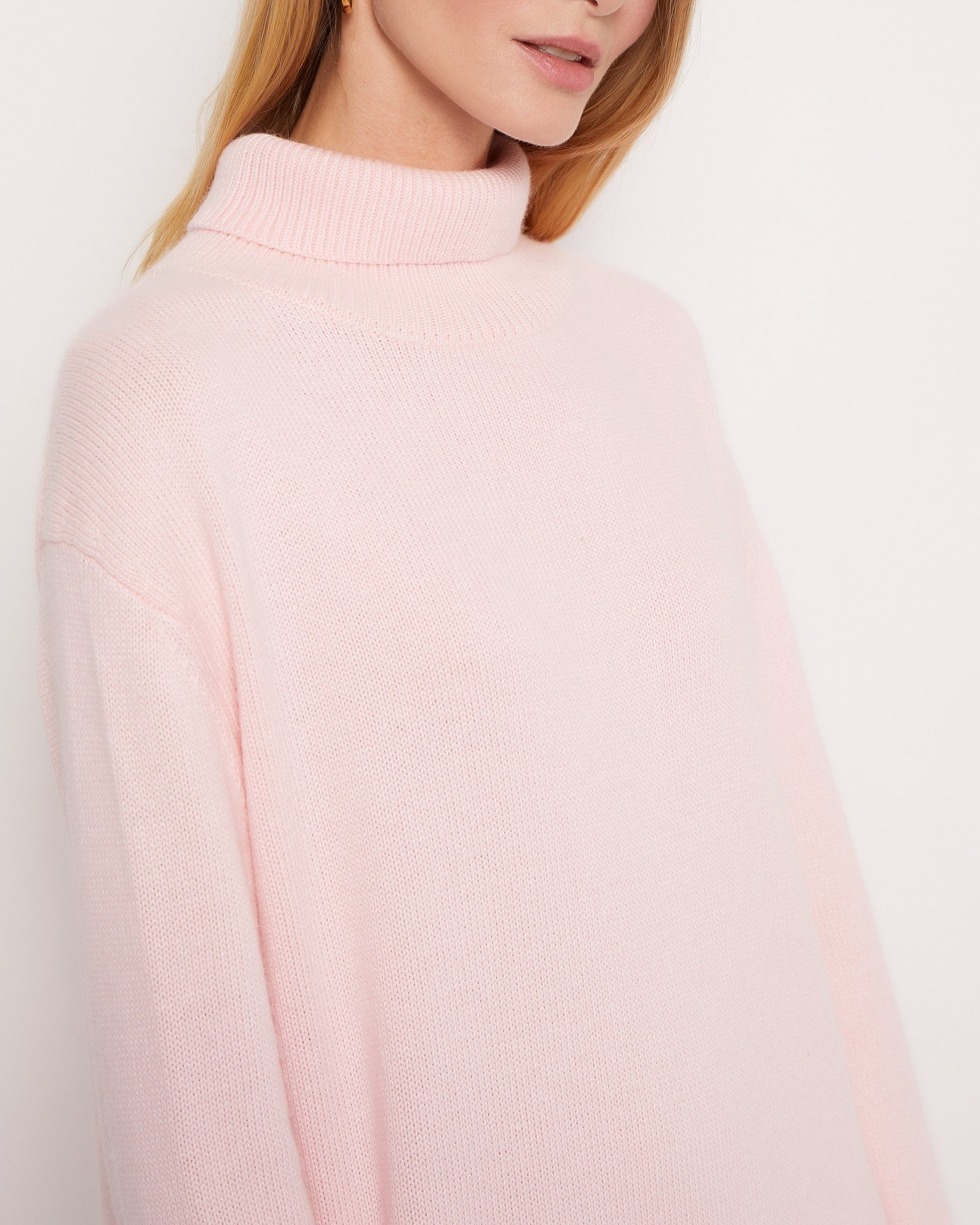 Dense knit dress, Pink — photo 5