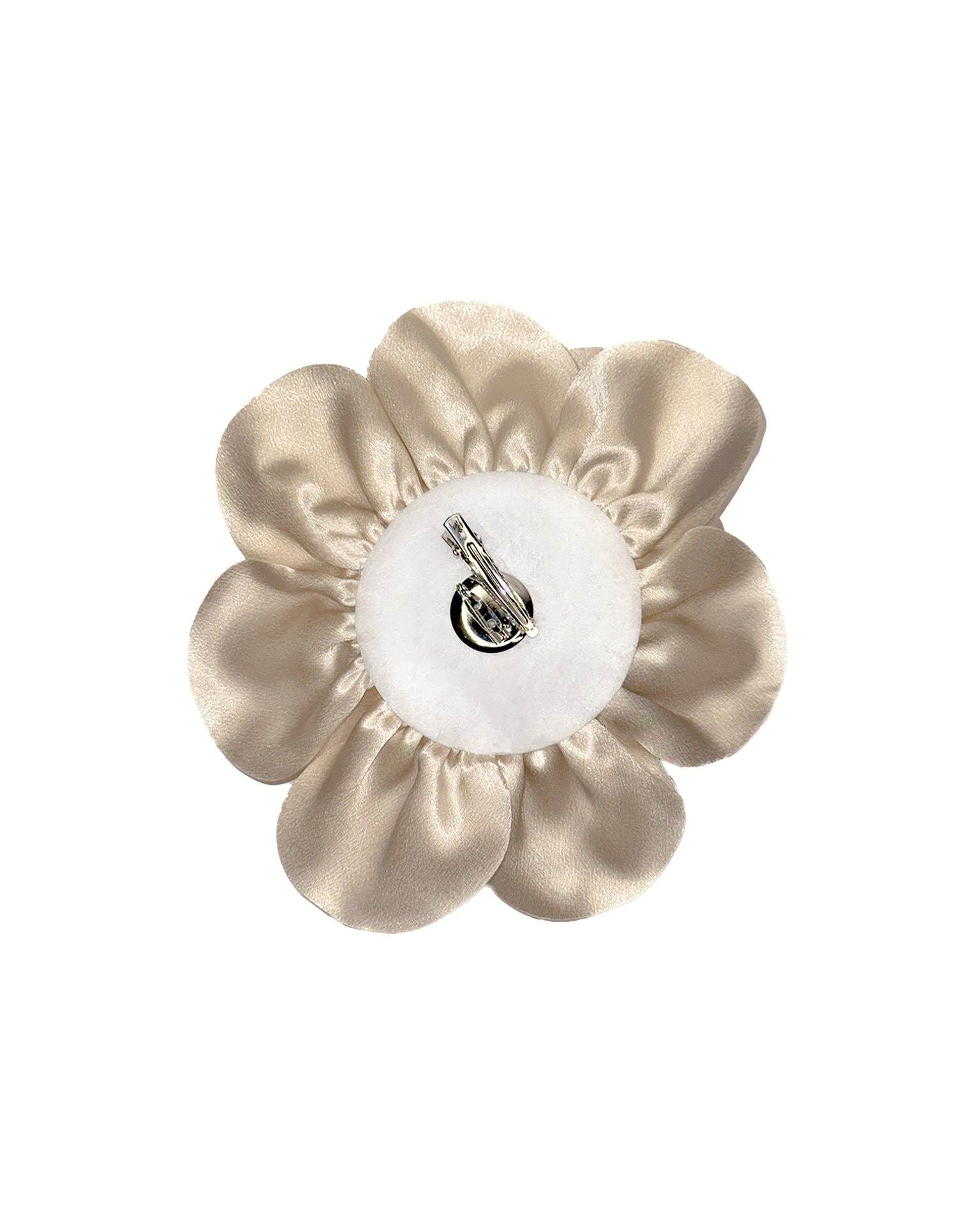 Flower brooch, Light Beige — photo 4