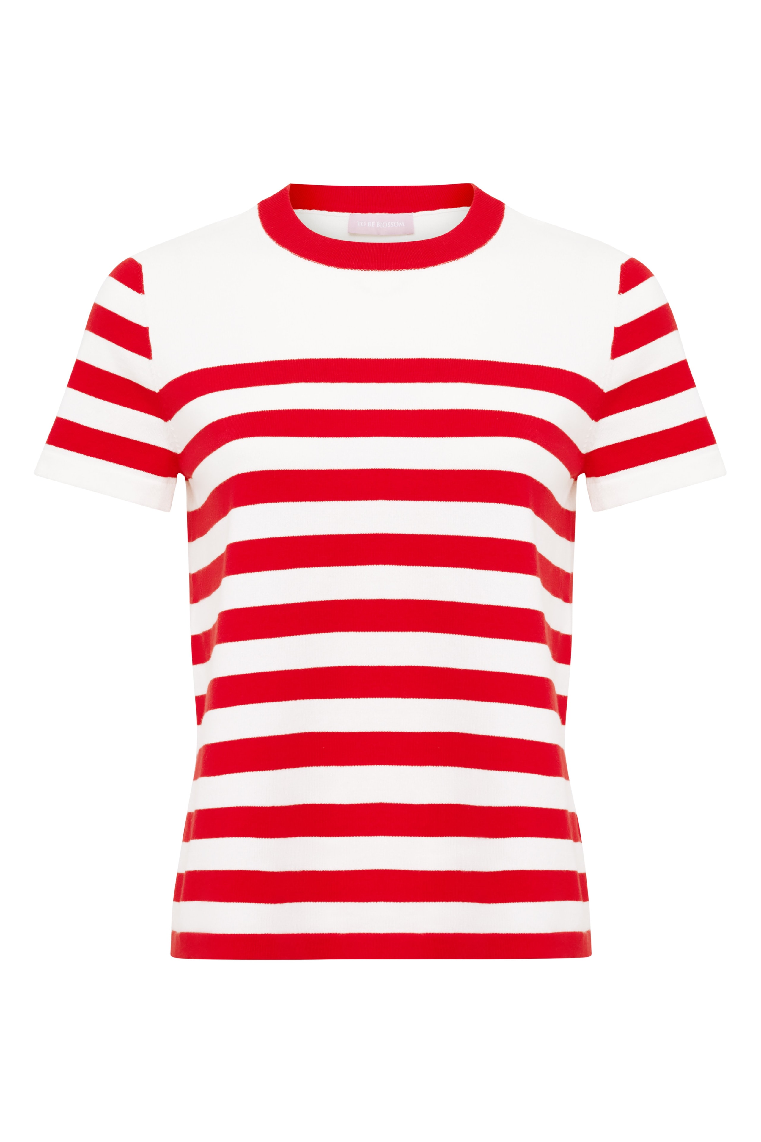 Red striped T-shirt, Red
