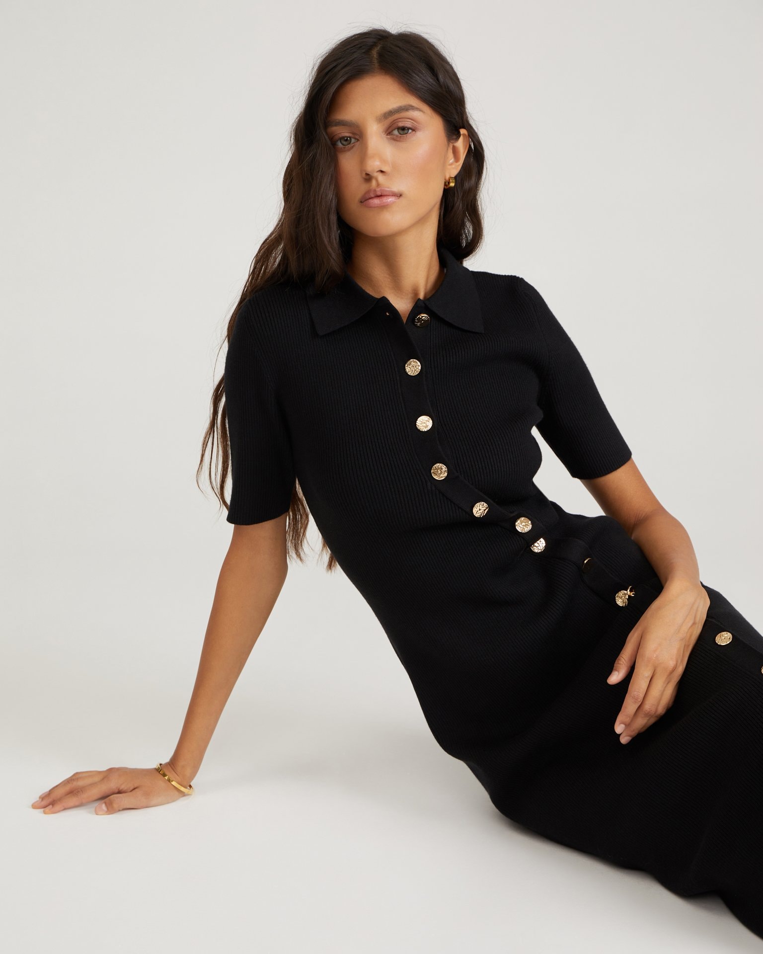 Midi dress, Black — photo 2