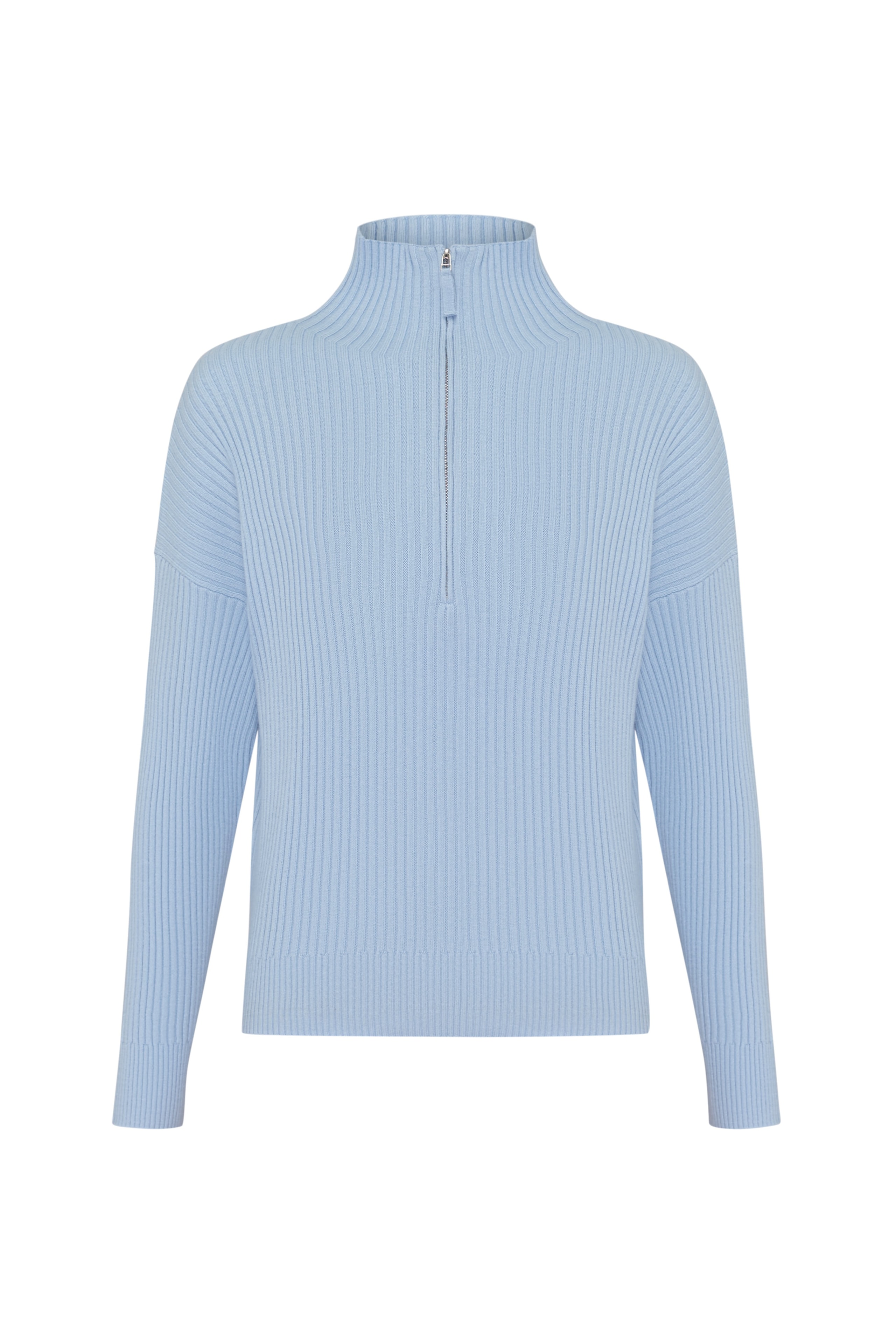 Blended Wool Jumper, Sky Blue — photo 6