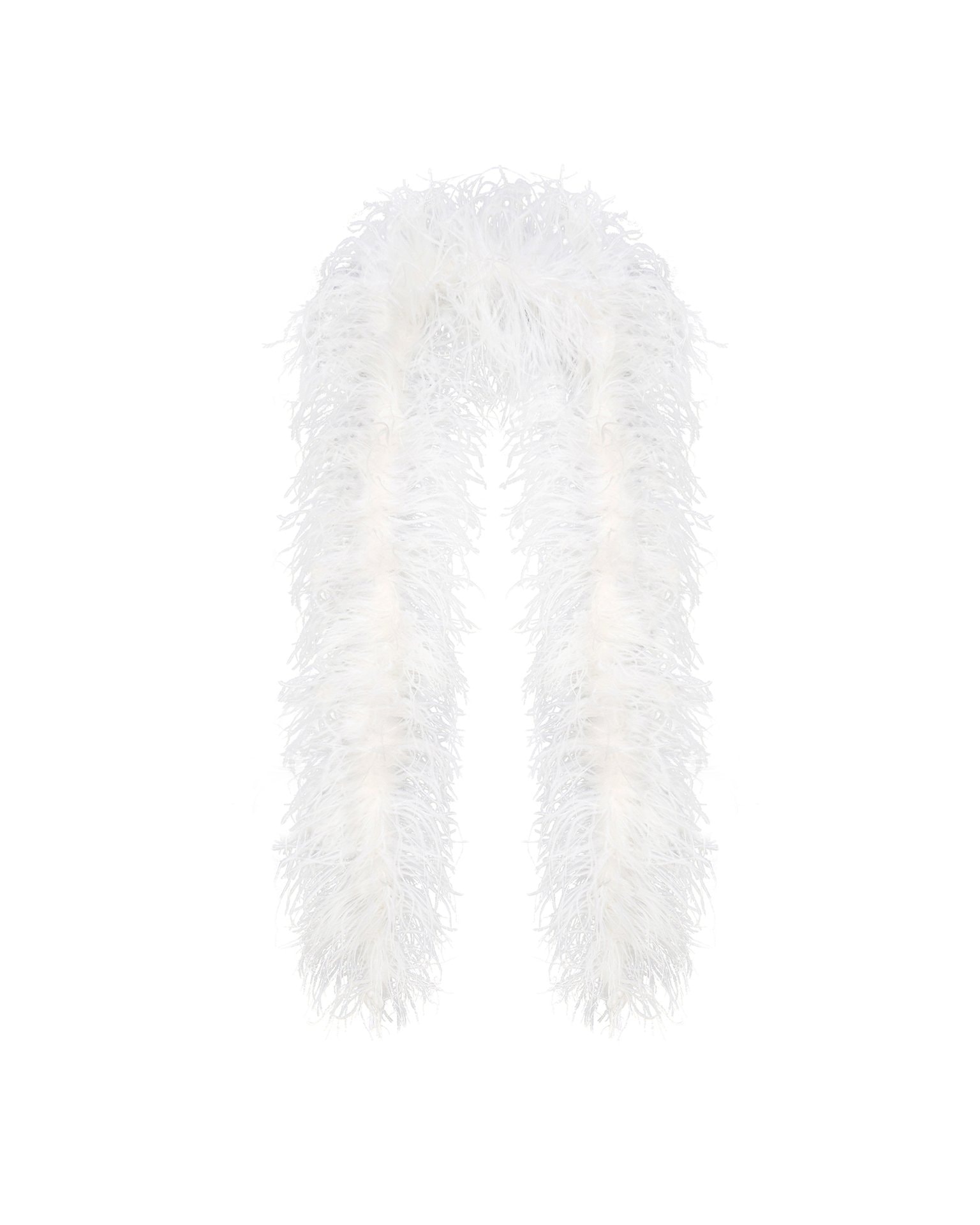 Ostrich Feather Boa, White — photo 7