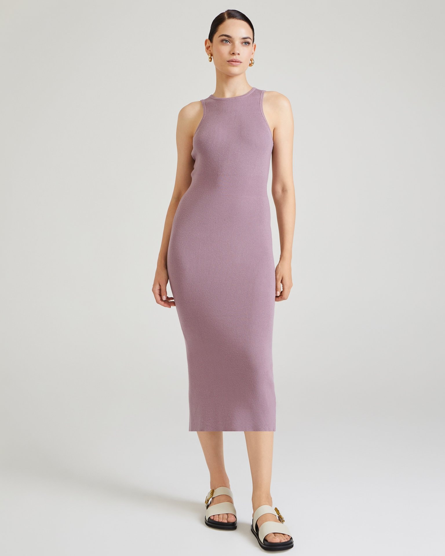 Dusty pink sleeveless dress, Powder — photo 4