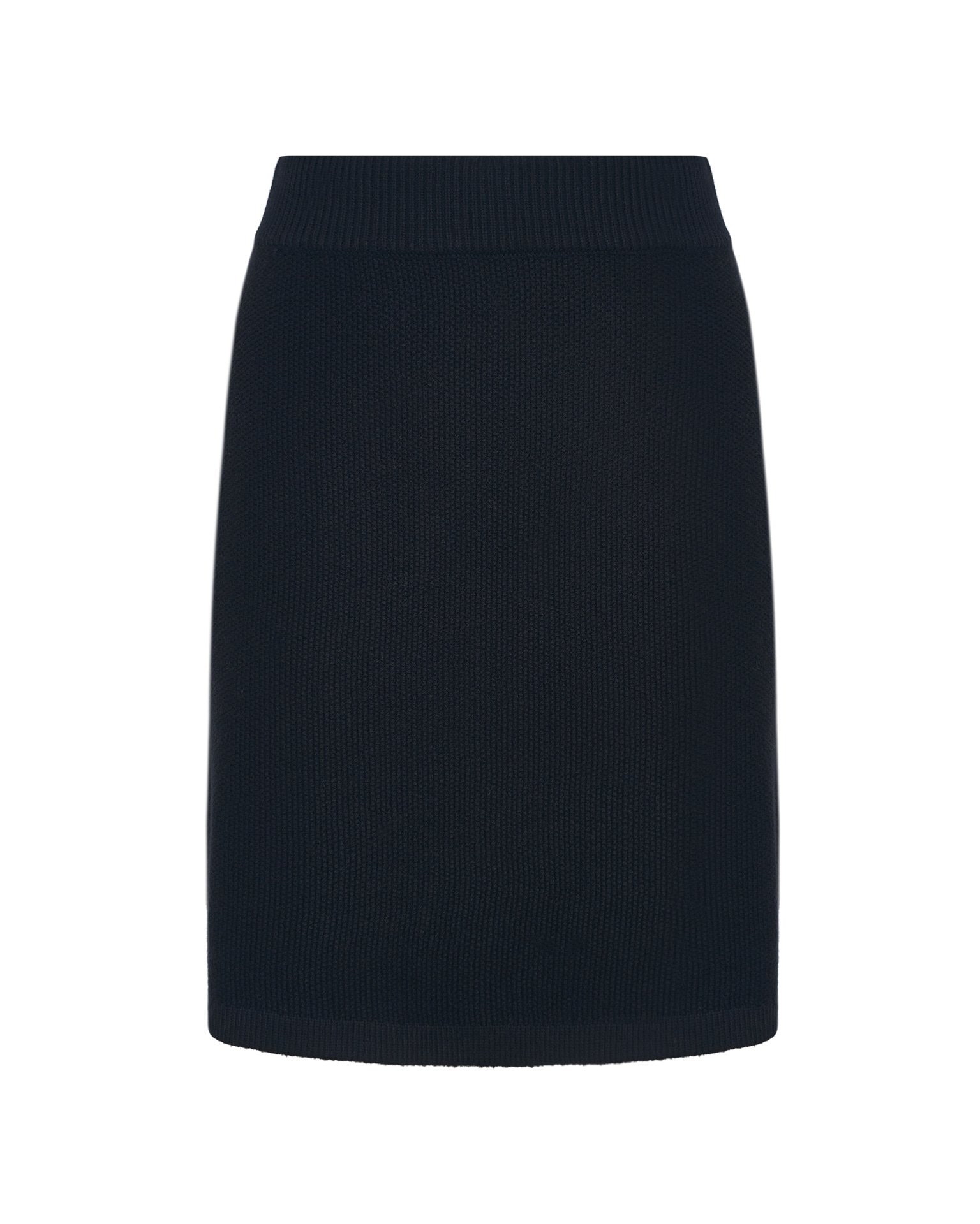 Knit midi skirt, Black — photo 3