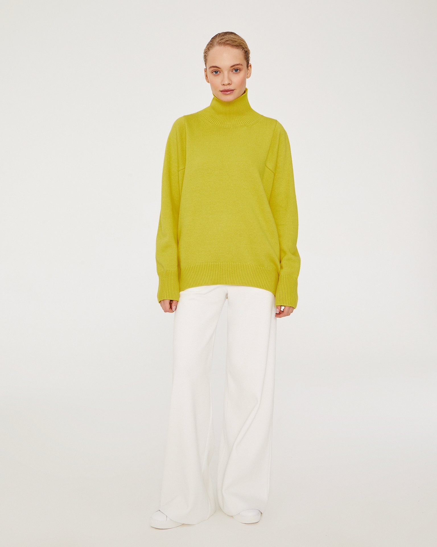 Relaxed-fit jumper, Yellow — photo 5