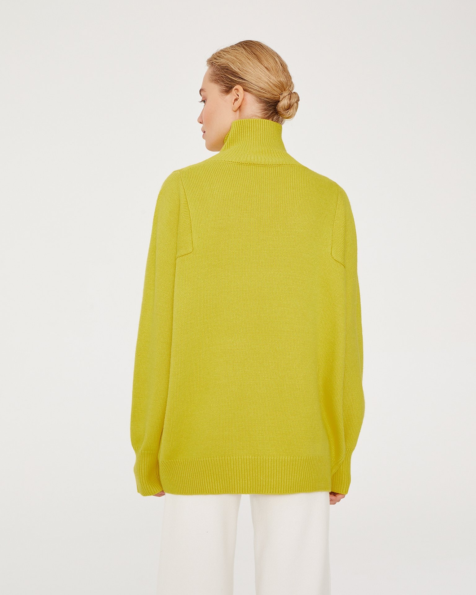 Relaxed-fit jumper, Yellow — photo 4