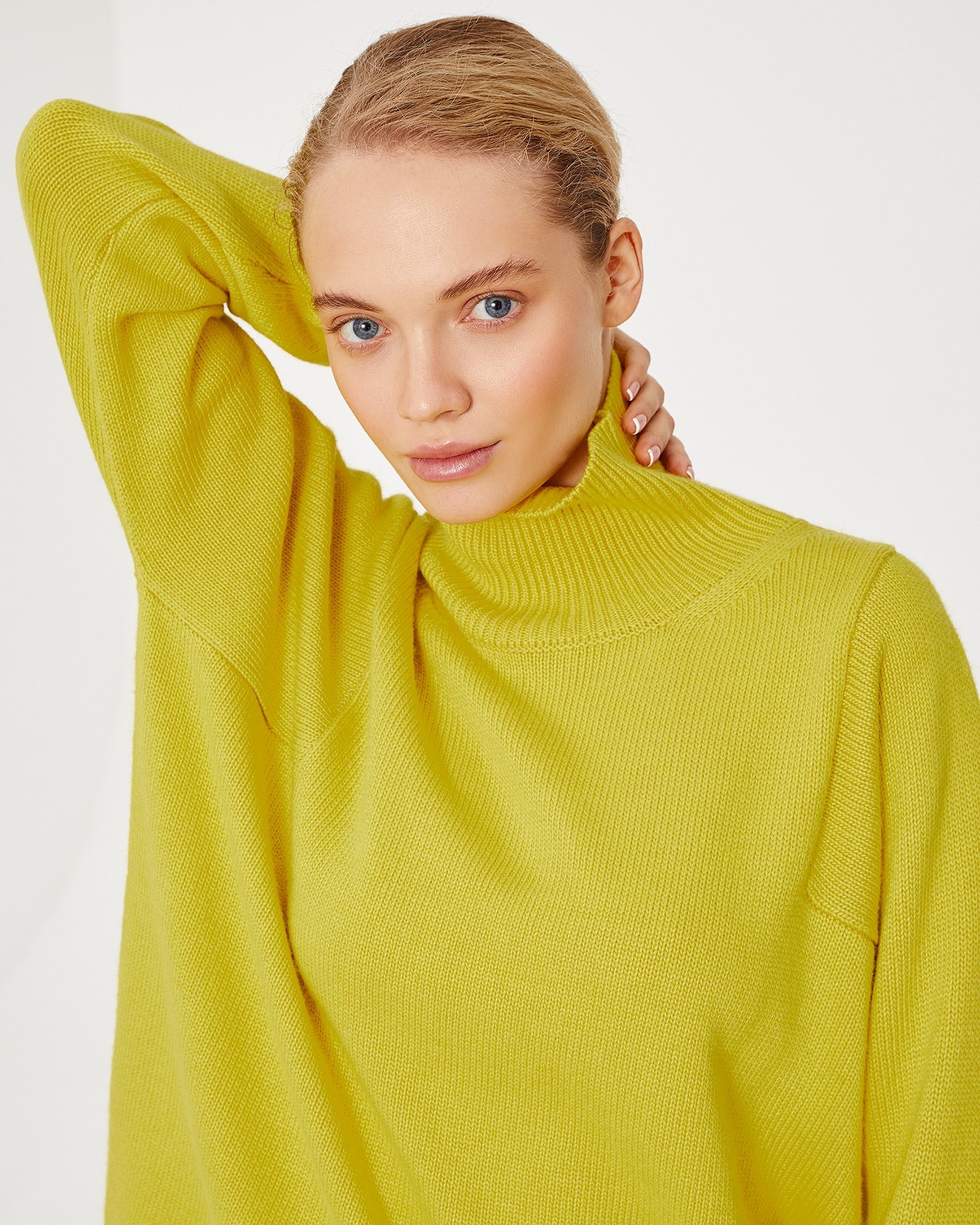 Relaxed-fit jumper, Yellow — photo 3