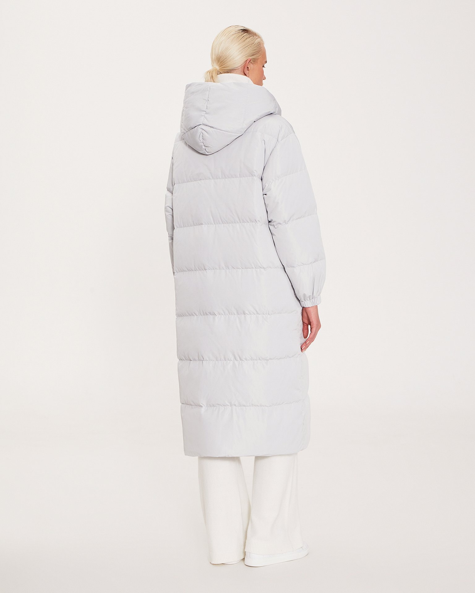 Quilted down jacket, Gray — photo 3