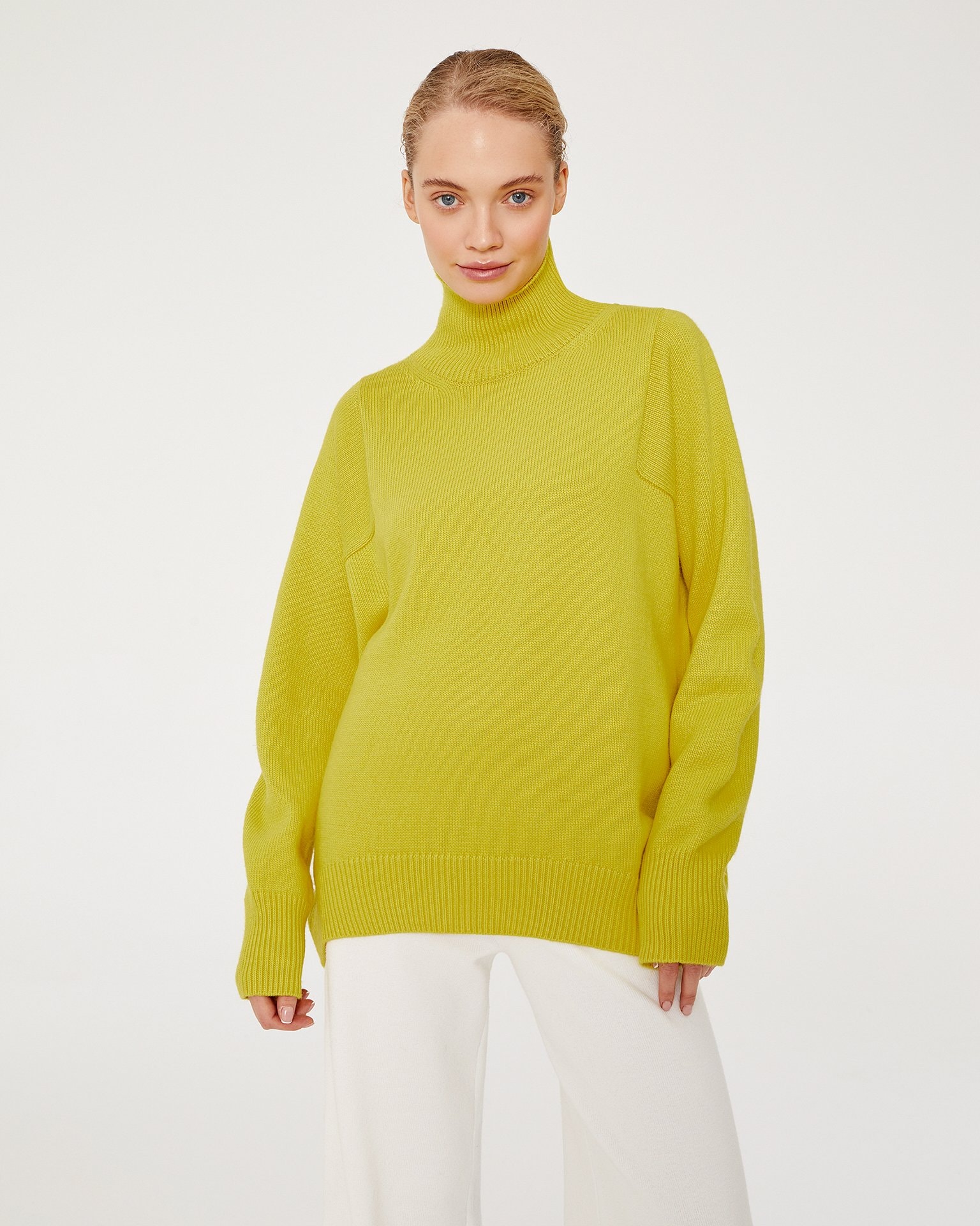 Relaxed-fit jumper, Yellow