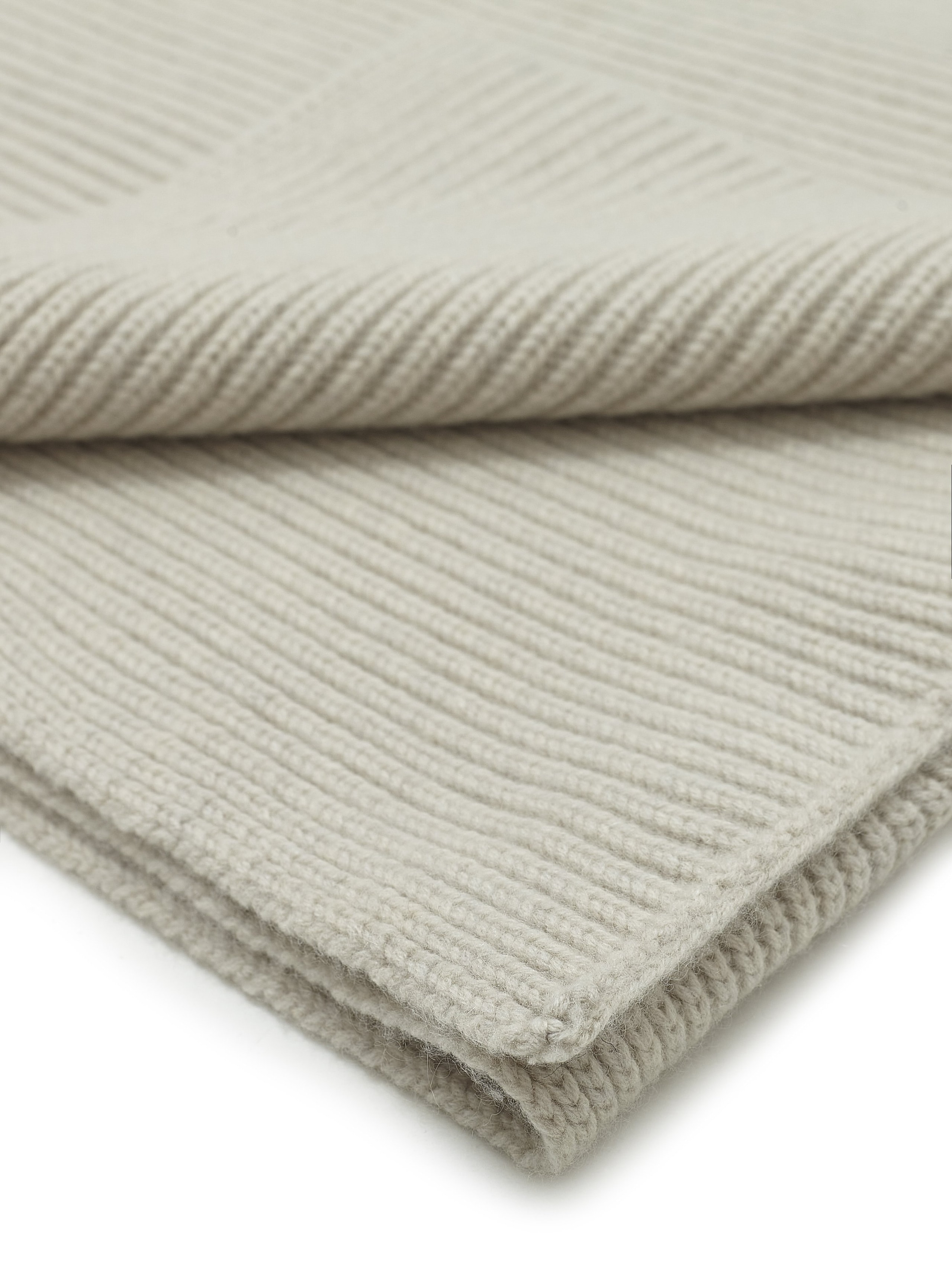 Cashmere scarf, Beige — photo 7