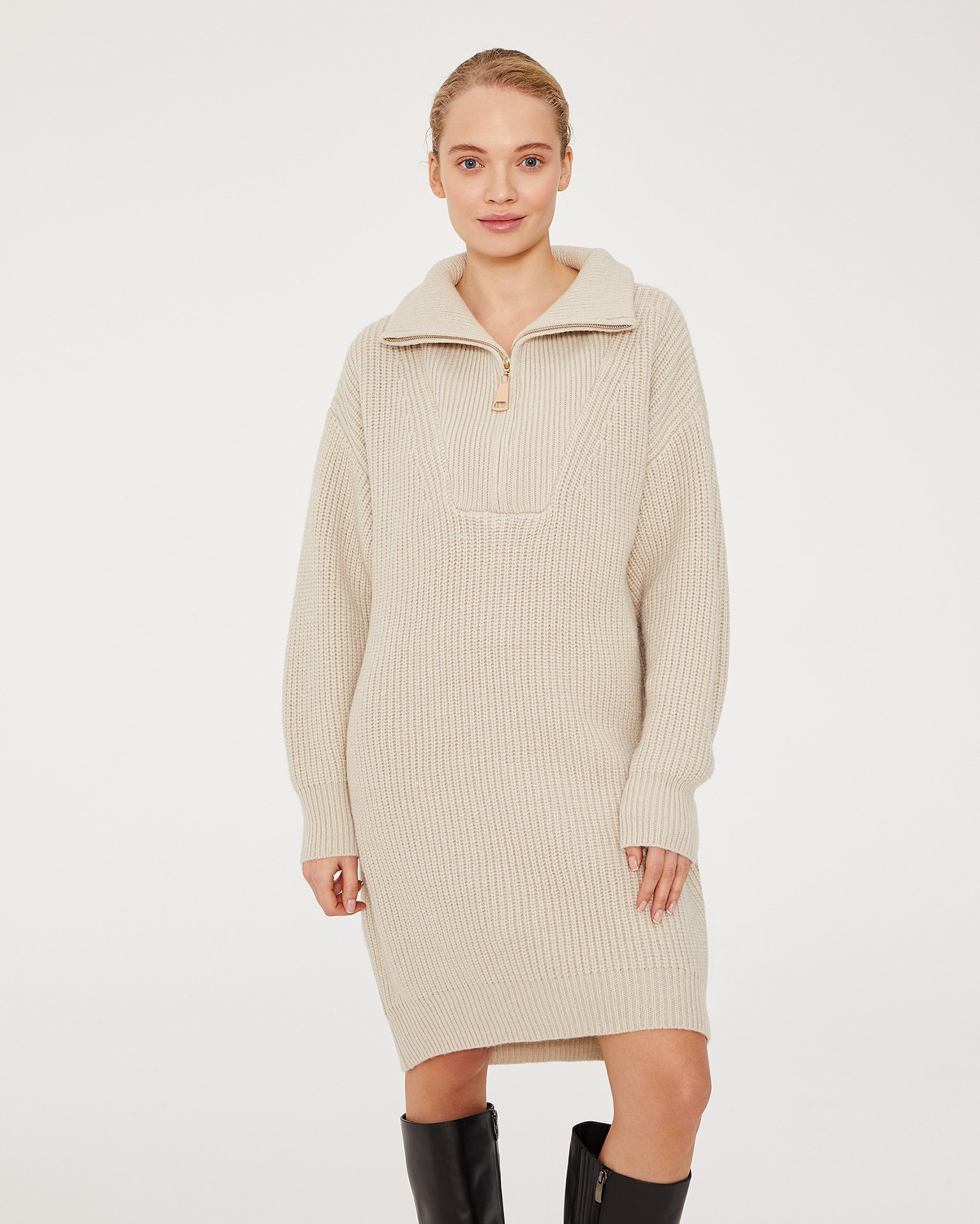 Wool blend dress, Grey — photo 2