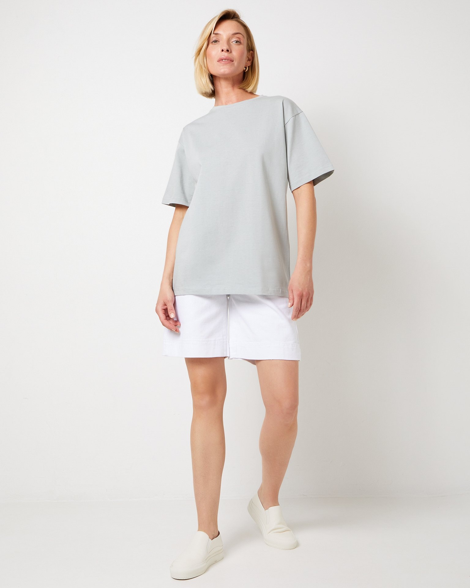 A mint-toned t-shirt, Olive — photo 2