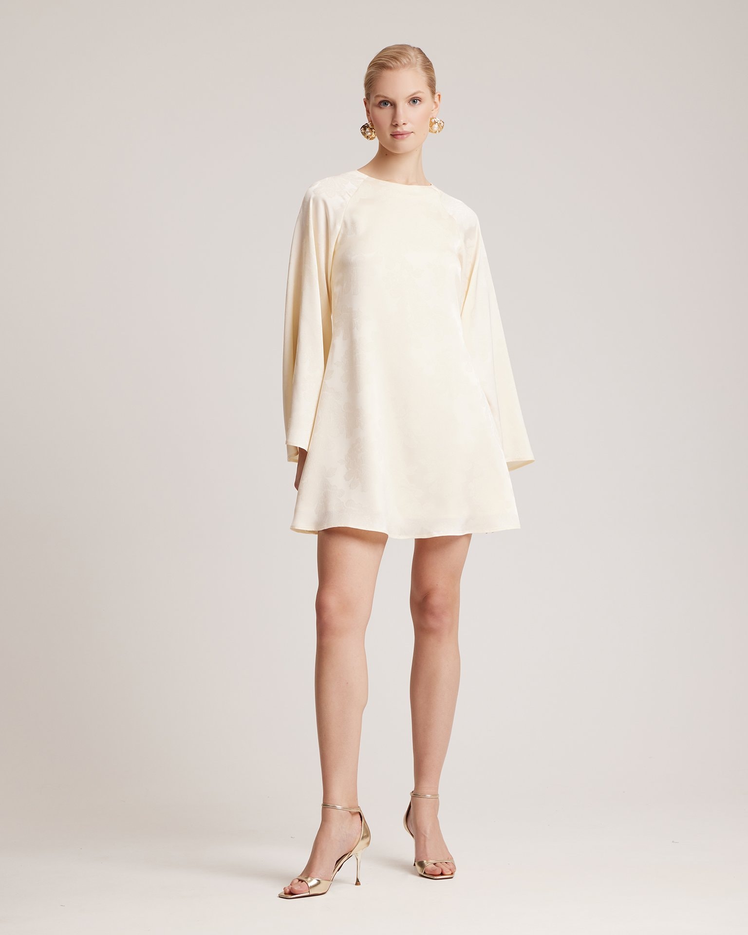 Open-back dress, Milky — photo 3