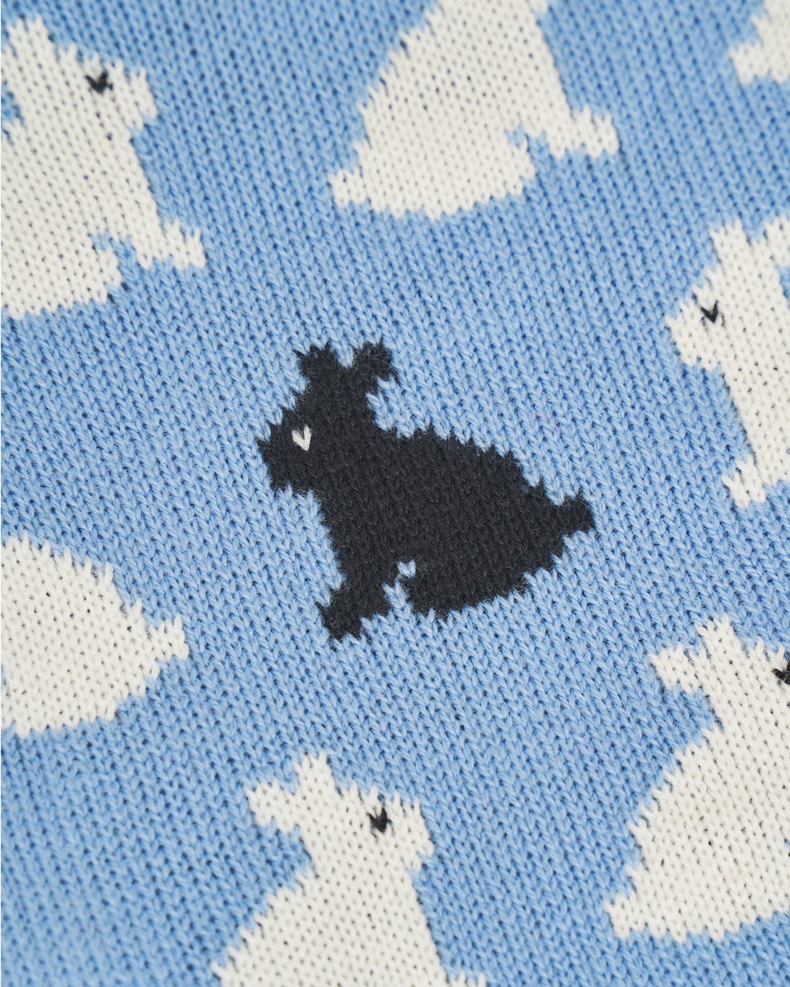 Children's Jumper with Rabbit Print, Sky Blue — photo 4