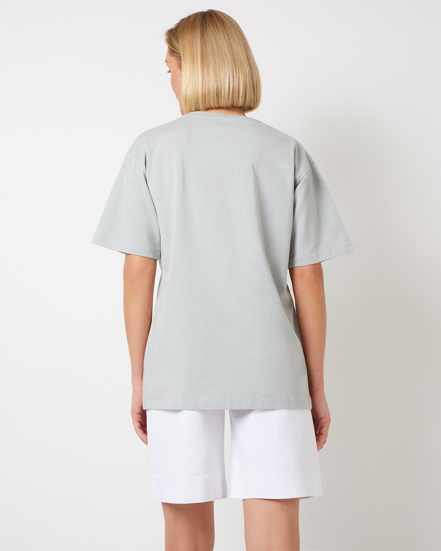 A mint-toned t-shirt, Olive — photo 3