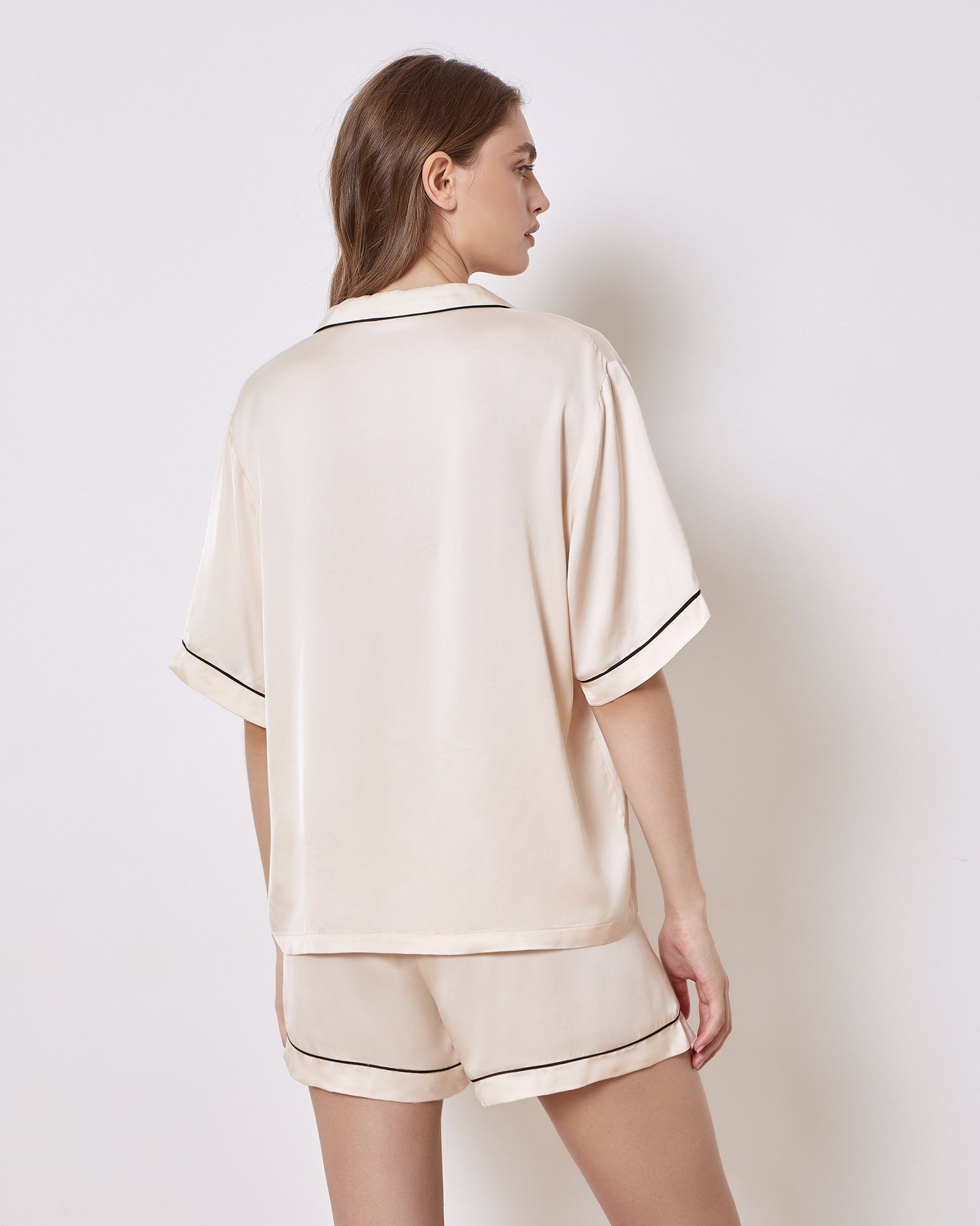 Cream-coloured shirt, Cream — photo 4