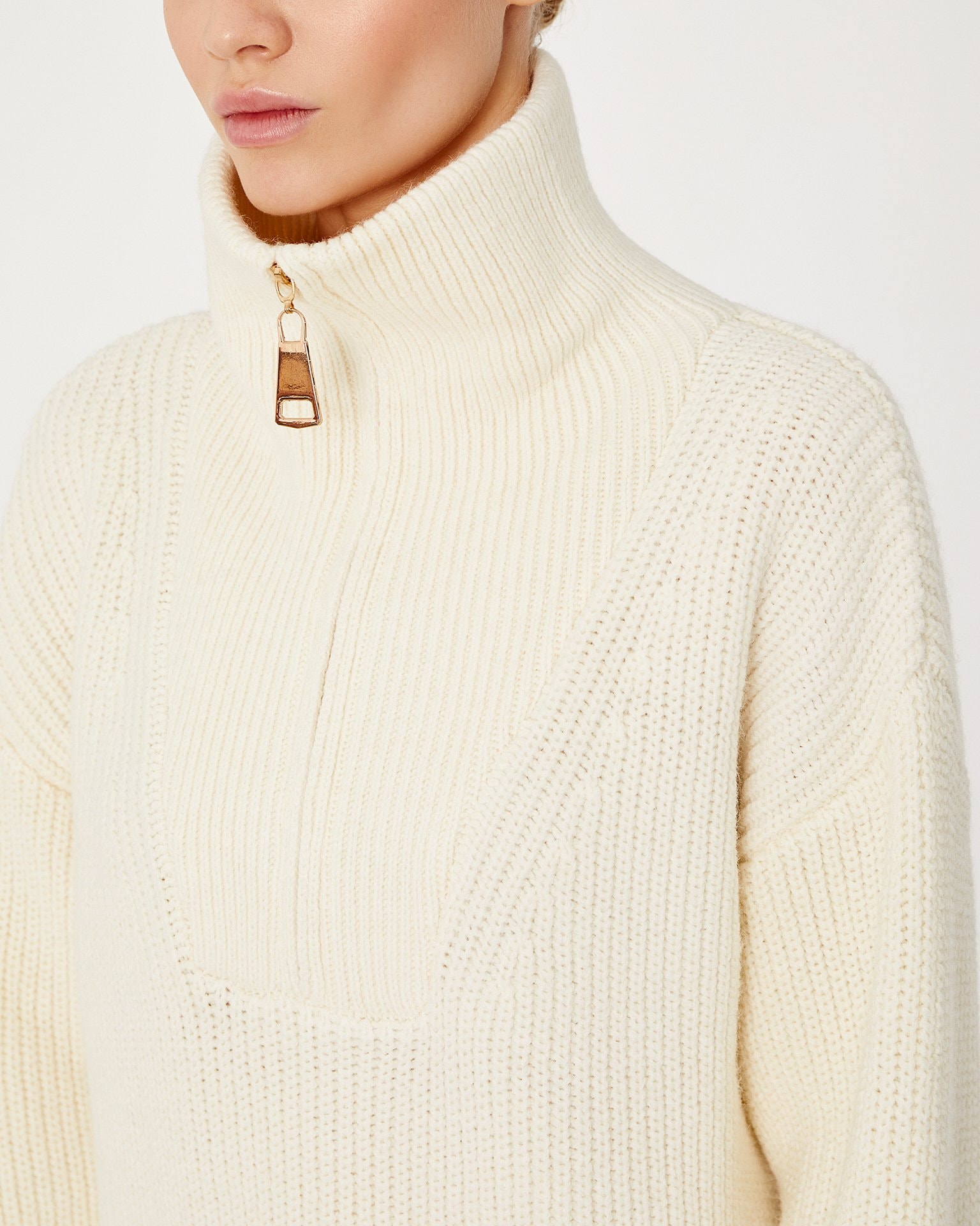 White knit dress, White — photo 5
