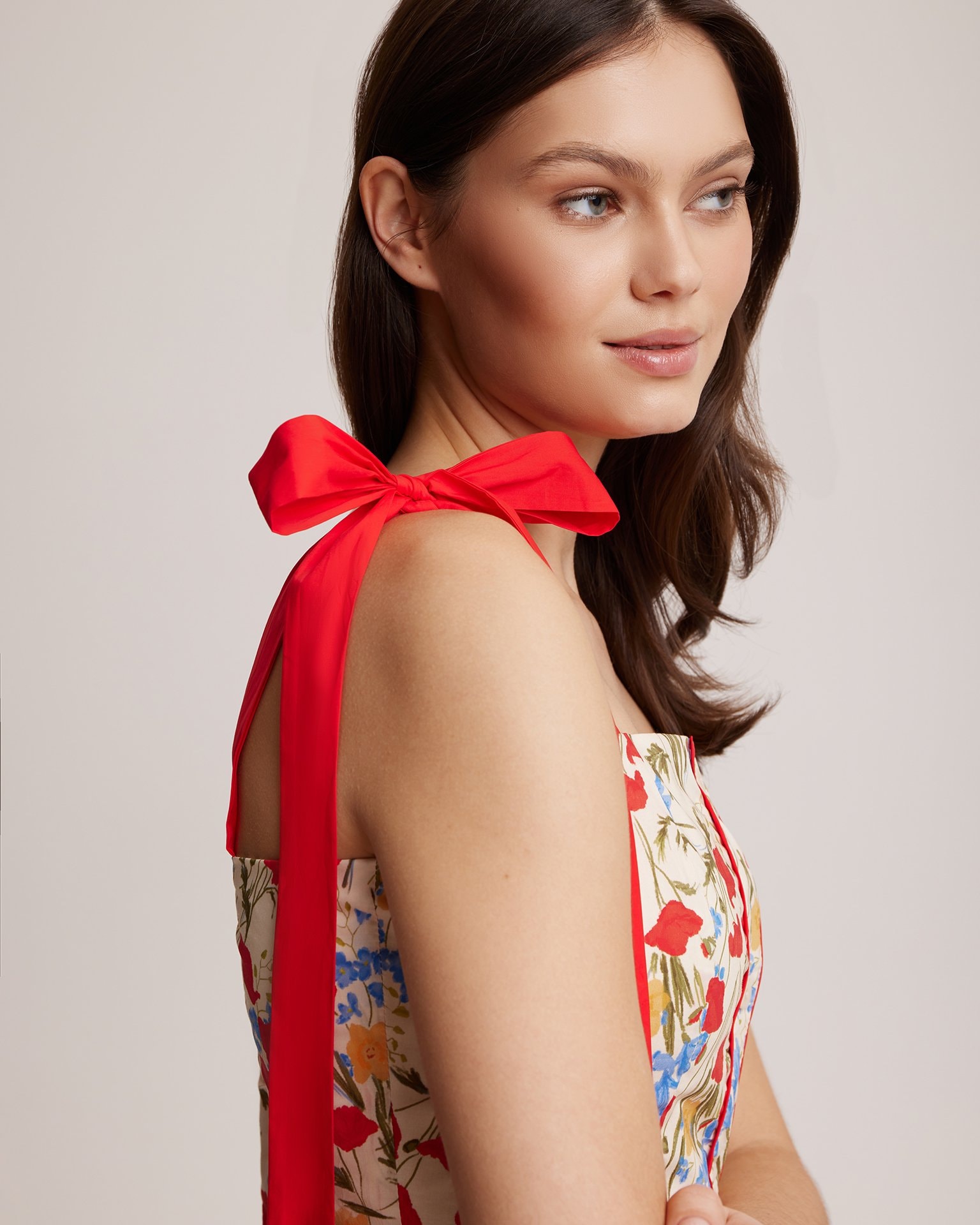 Floral print sundress, Red — photo 2