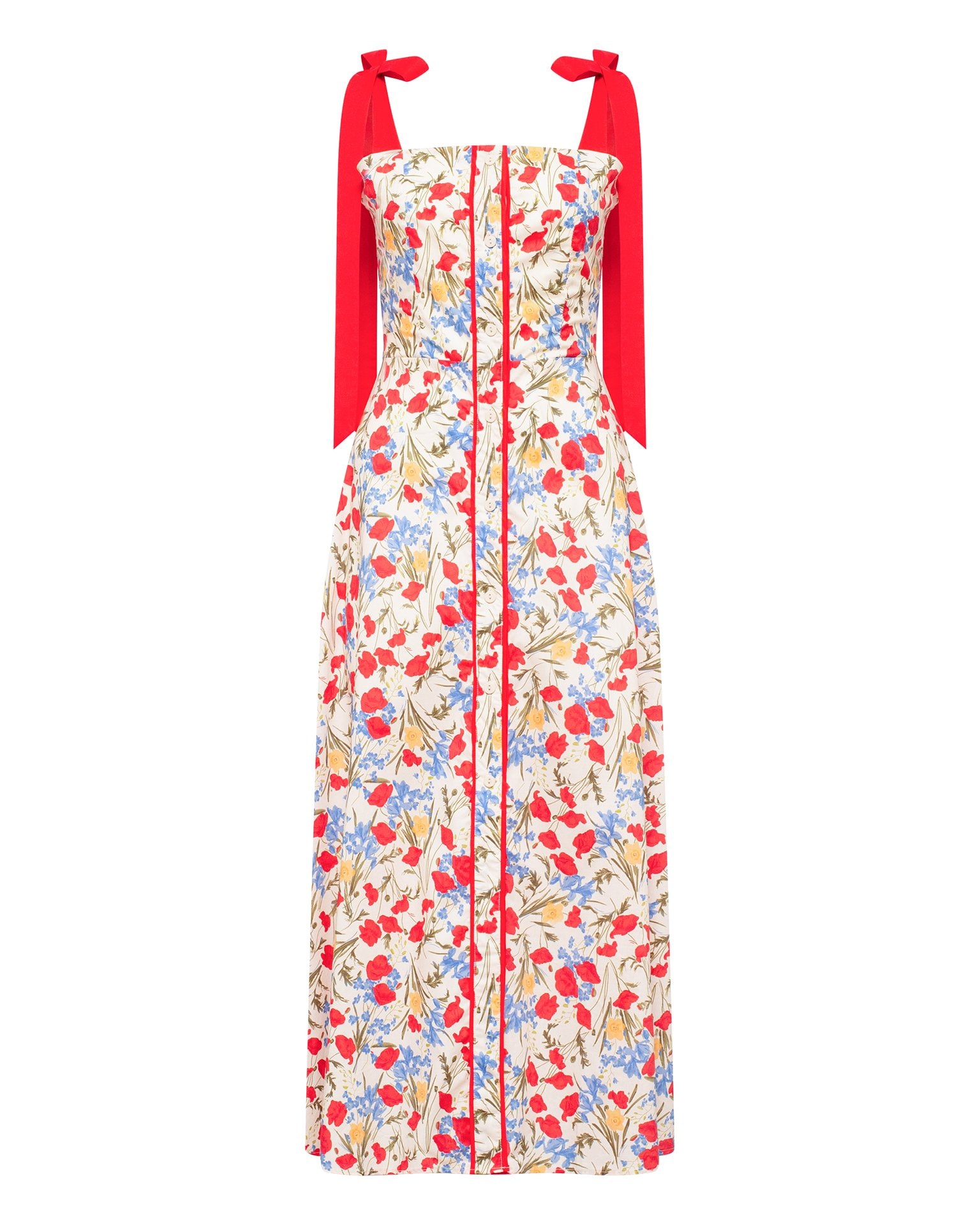 Floral print sundress, Red — photo 7
